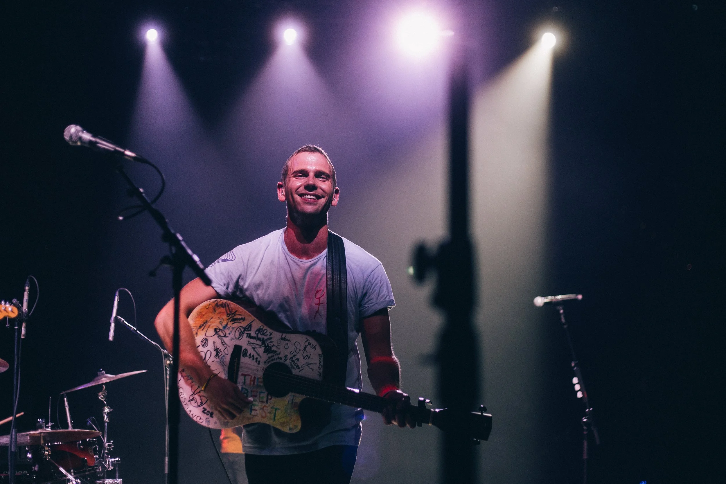 Onstage with Buchanan, 2016.