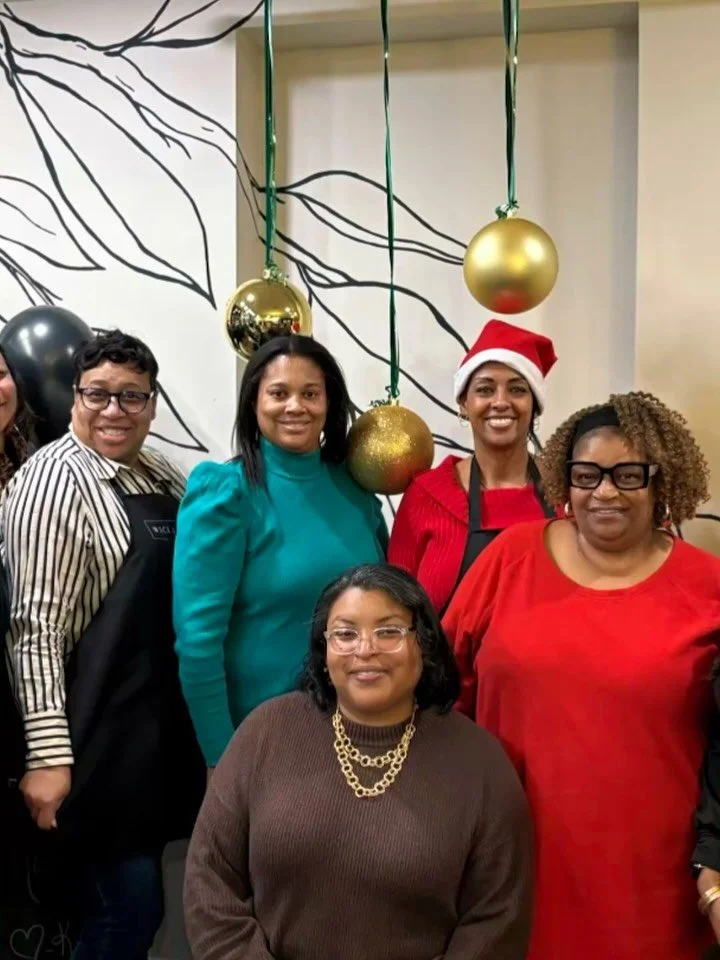 Wick &amp; Pour hosted a holiday celebration, and it was nothing short of special ✨

Ms. Franklin thoughtfully created custom gift bags for each of her guests, curated delicious food and a dessert bar, and partnered with us to design a beautiful tea 