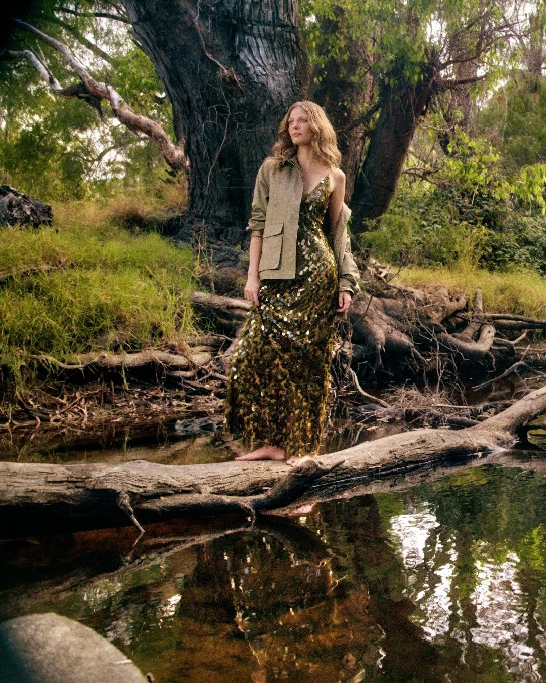 When the brief says Cotswolds&hellip; and you find it just a few hours from Perth. 

CQ AW26 campaign shot in beautiful Pemberton.
@claremontquarter @hawaiian_au @katepeasley @sophieskirving @claire_ridley
Creative Direction + Styling: @teagan_sewell