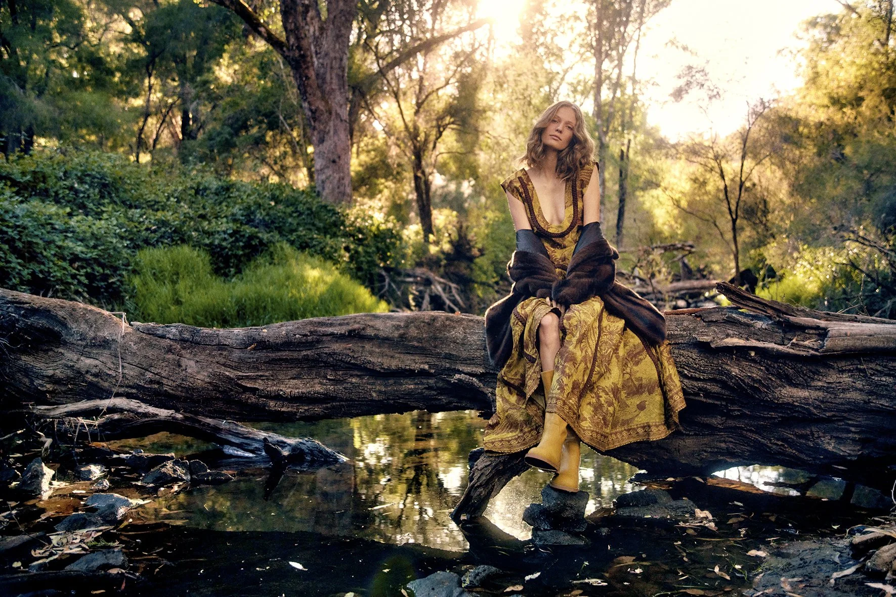 Claremont Quarter AW26 campaign assets, produced by Scotter Projects, Perth. Shot on location in Pemberton, WA.