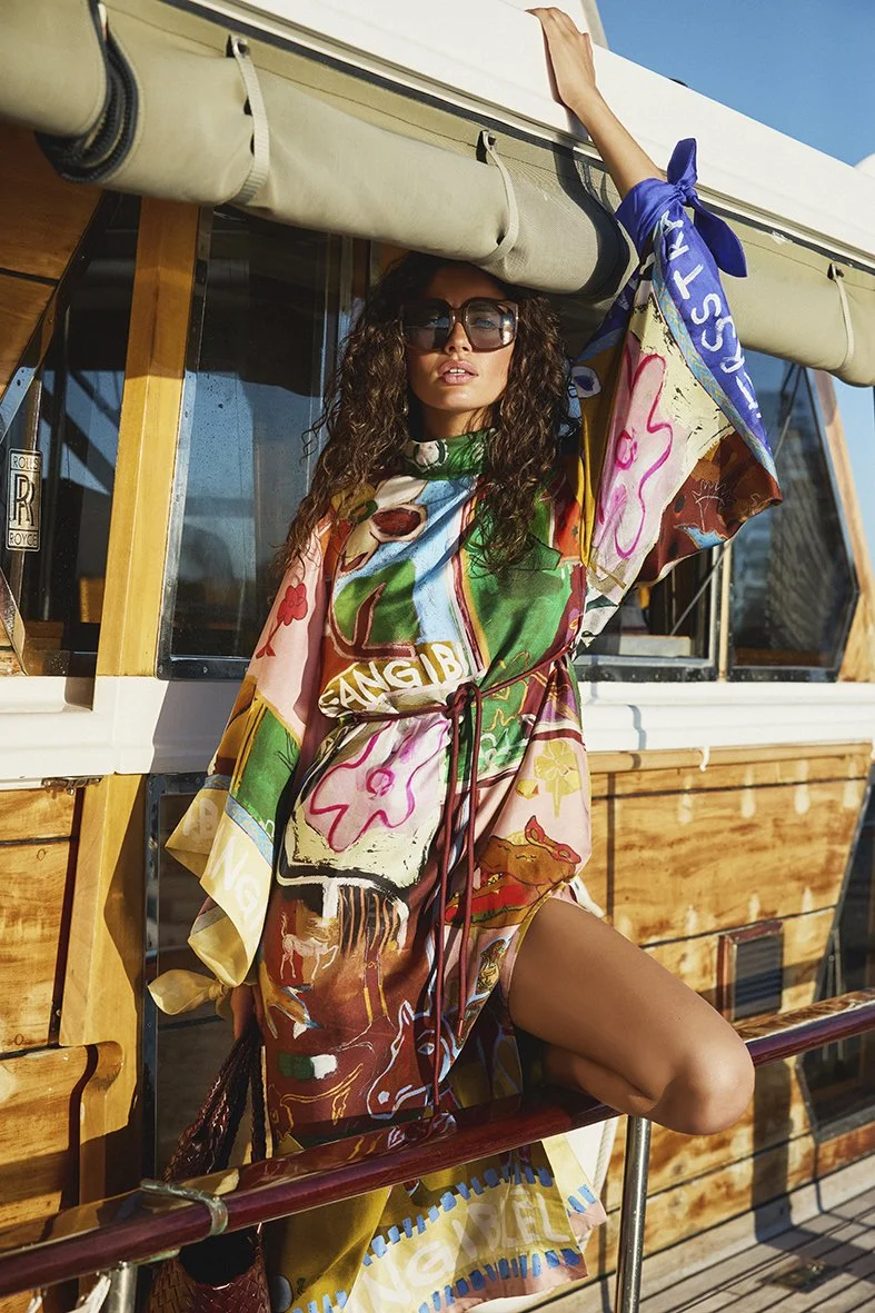 Ruby Pedersen for Claremont Quarter SS26/27, produced by Scotter Projects, Perth. Location, Rottnest Island.