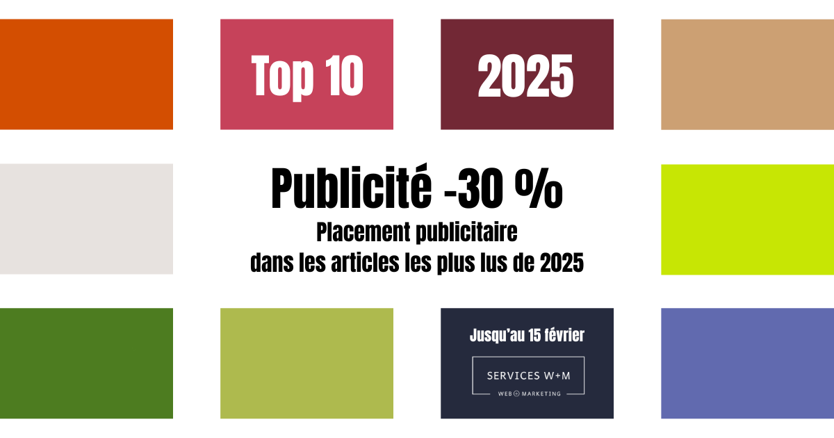 Les articles les plus lus de W+M en 2025 sont maintenant disponibles à –30 % pour les annonceurs.