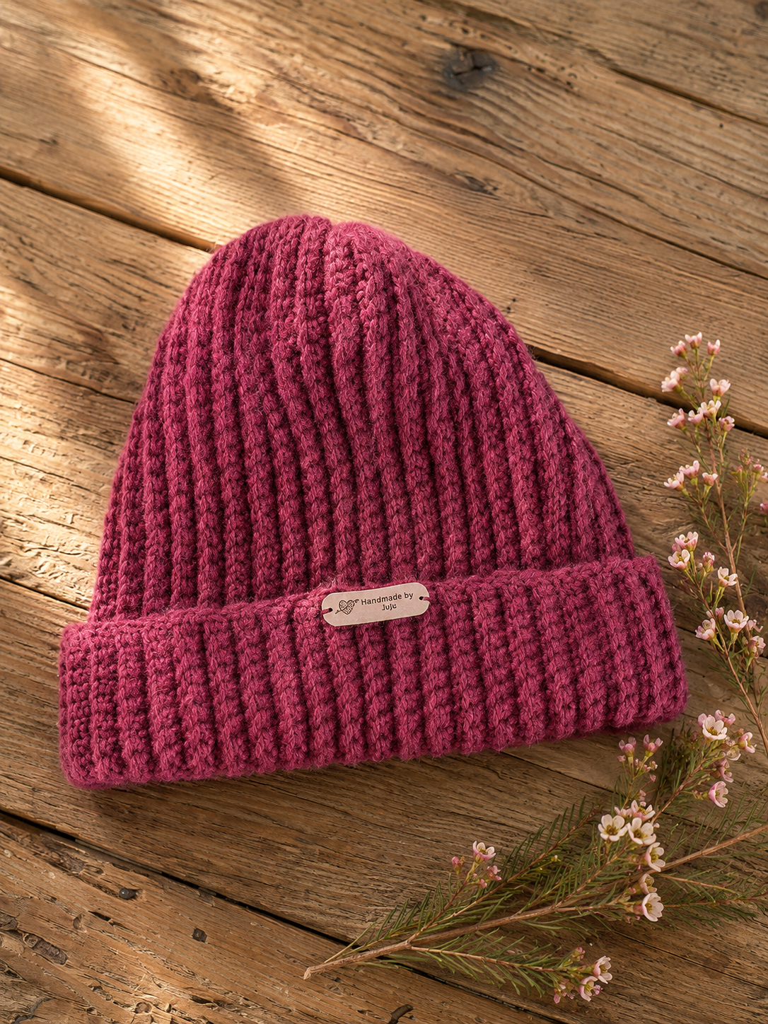 Handmade By Juju Crochet Beanie ~ Bramble