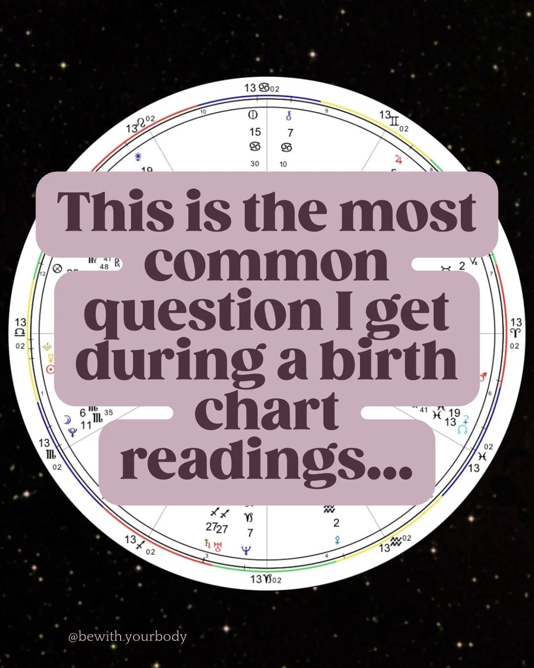 It breaks my heart that so many of us (myself included) assume that there is something &ldquo;wrong&rdquo; with our innate selves. Learning about my birth chart helped
me to see the incredible gifts I was given and laid out a blueprint on how to use 