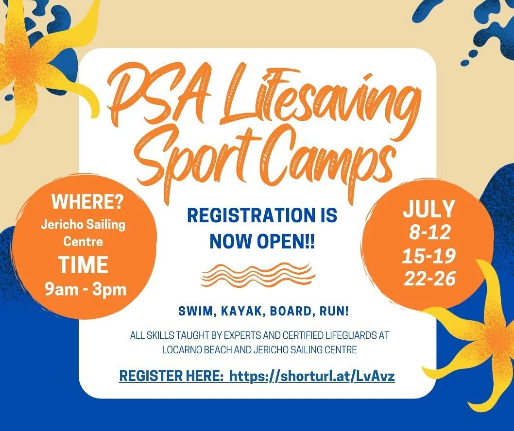Lifesaving Sport camps, clinics and programs are now open for registration! See you at the beach!!!

#lifesaving #lifesavingsport #summercamp #summercamps #vancouver #swimming
