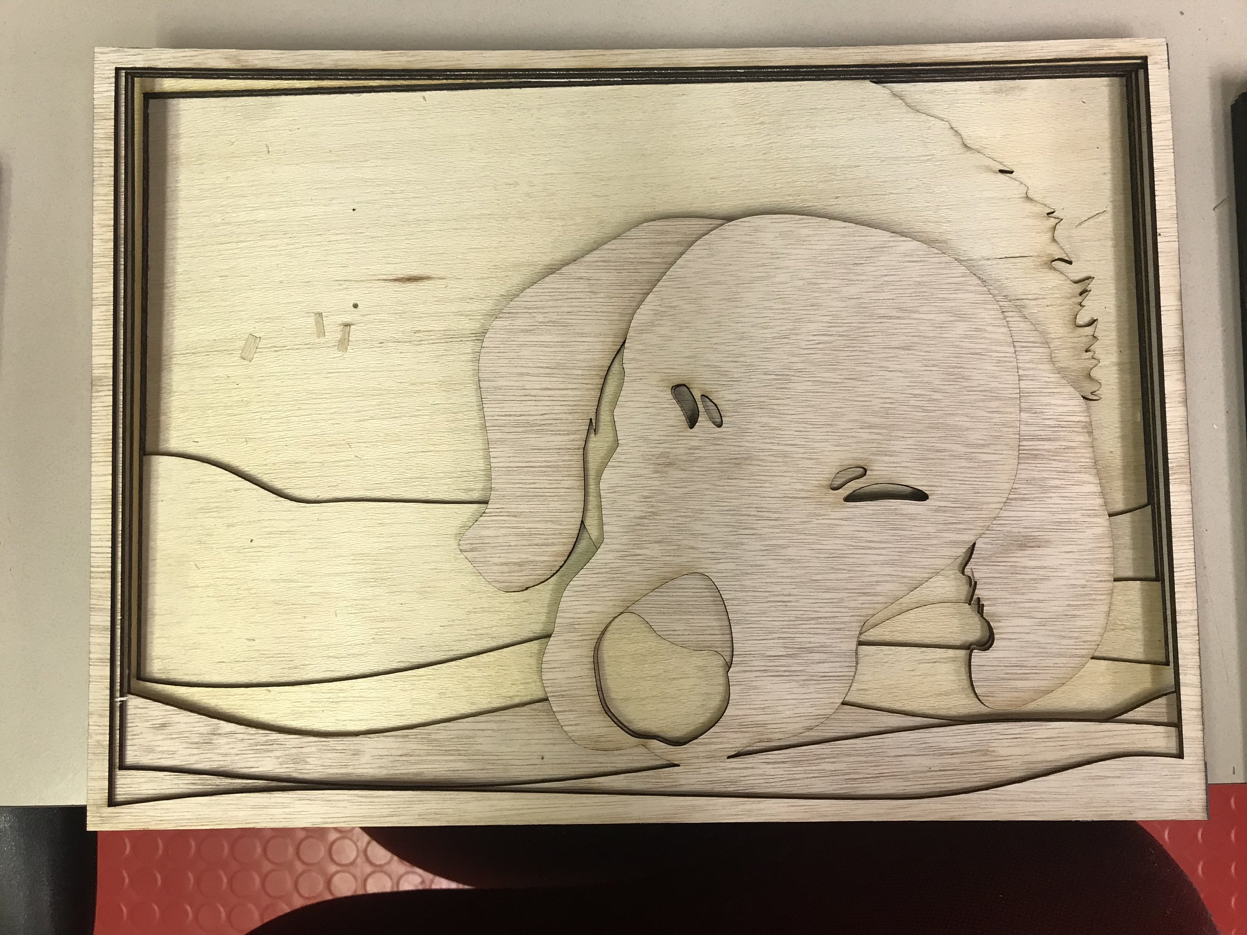 Cut out.