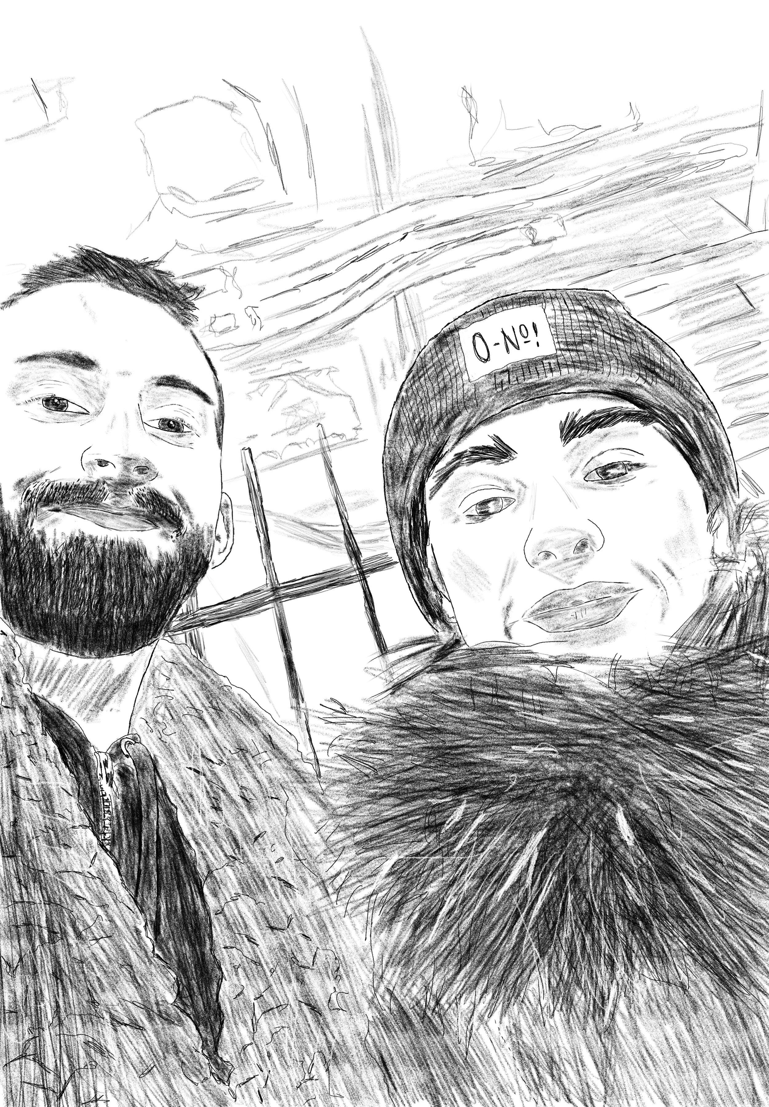 "Subway Selfie" (for Art Gallery Proposal, Linked)