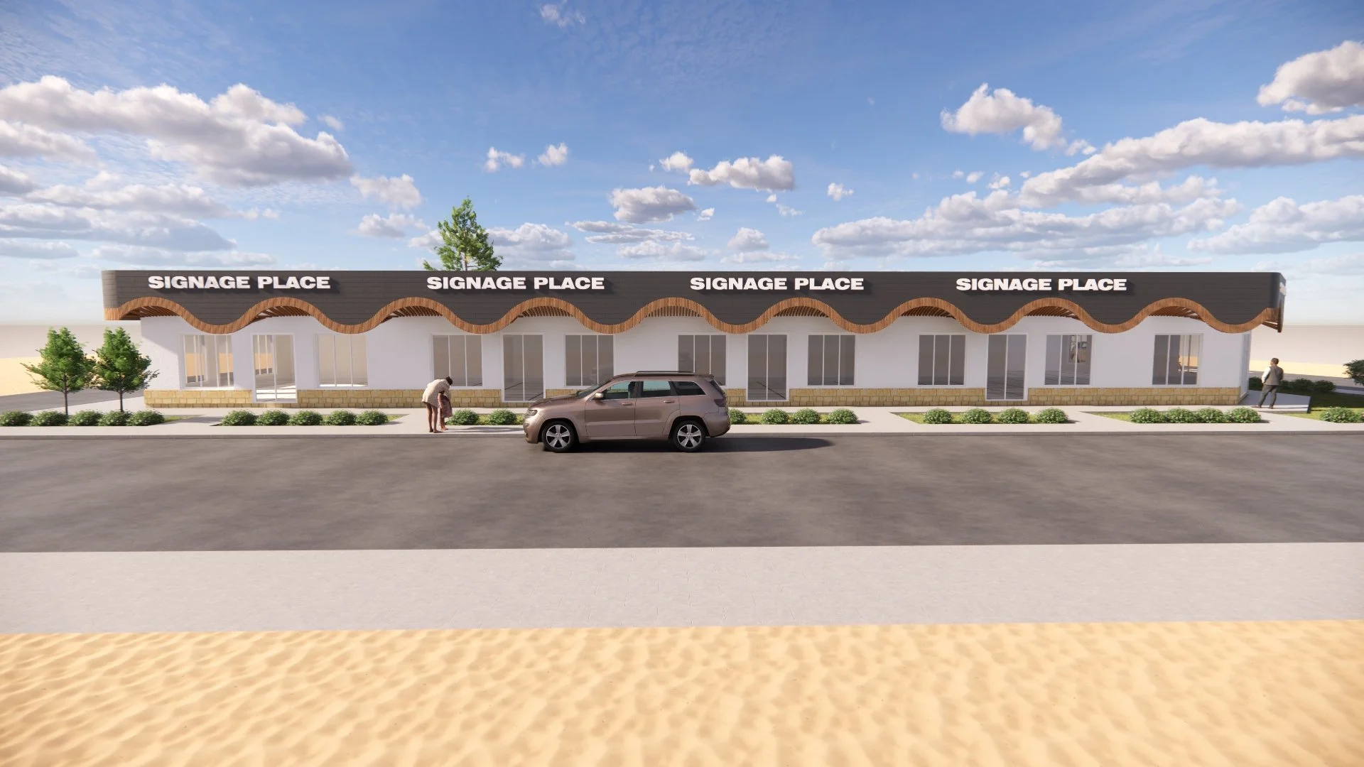 Jasper Place CRU - side view at distance