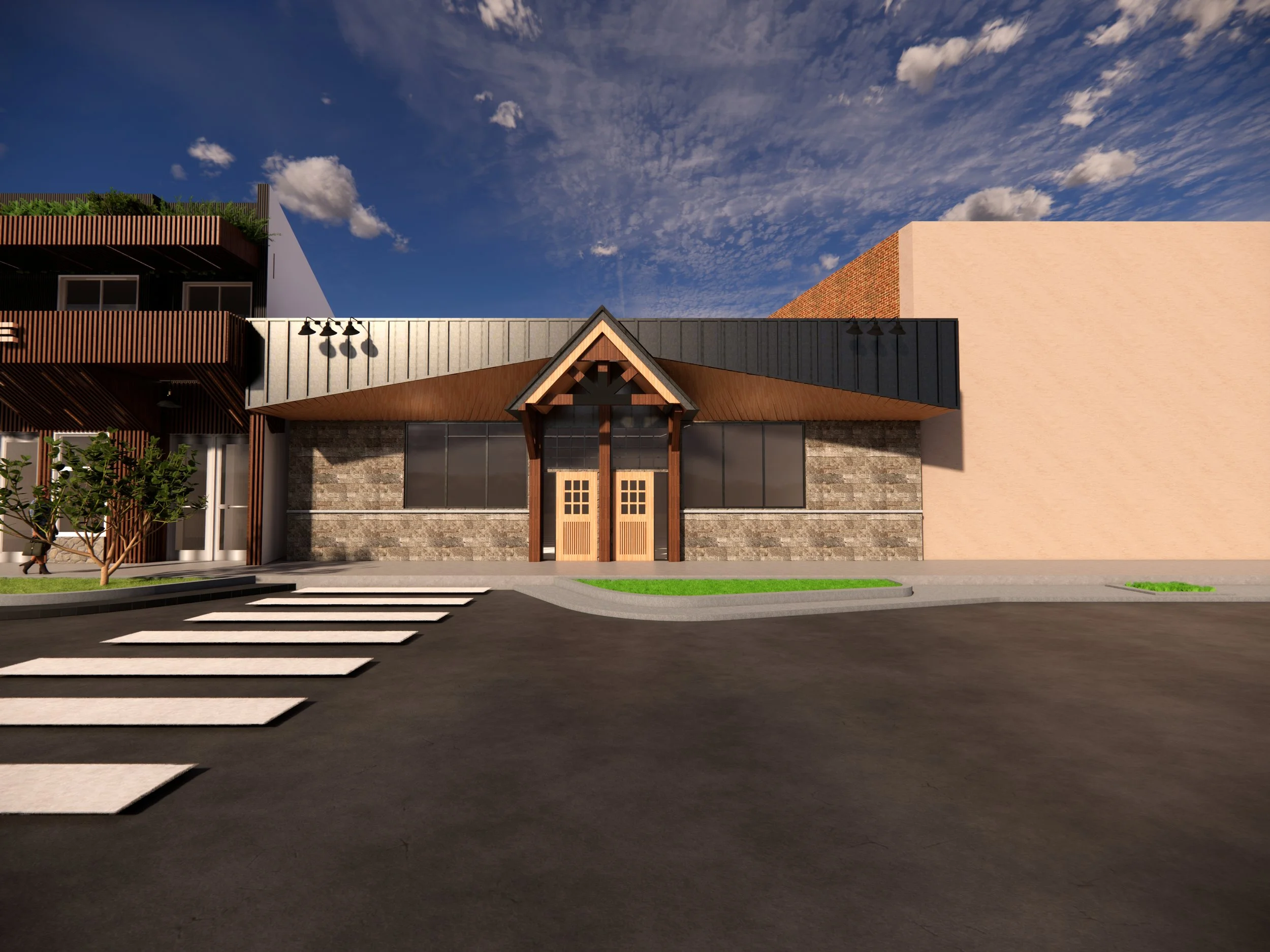 602 Patricia Street - Rendering - Front View from Across the Street