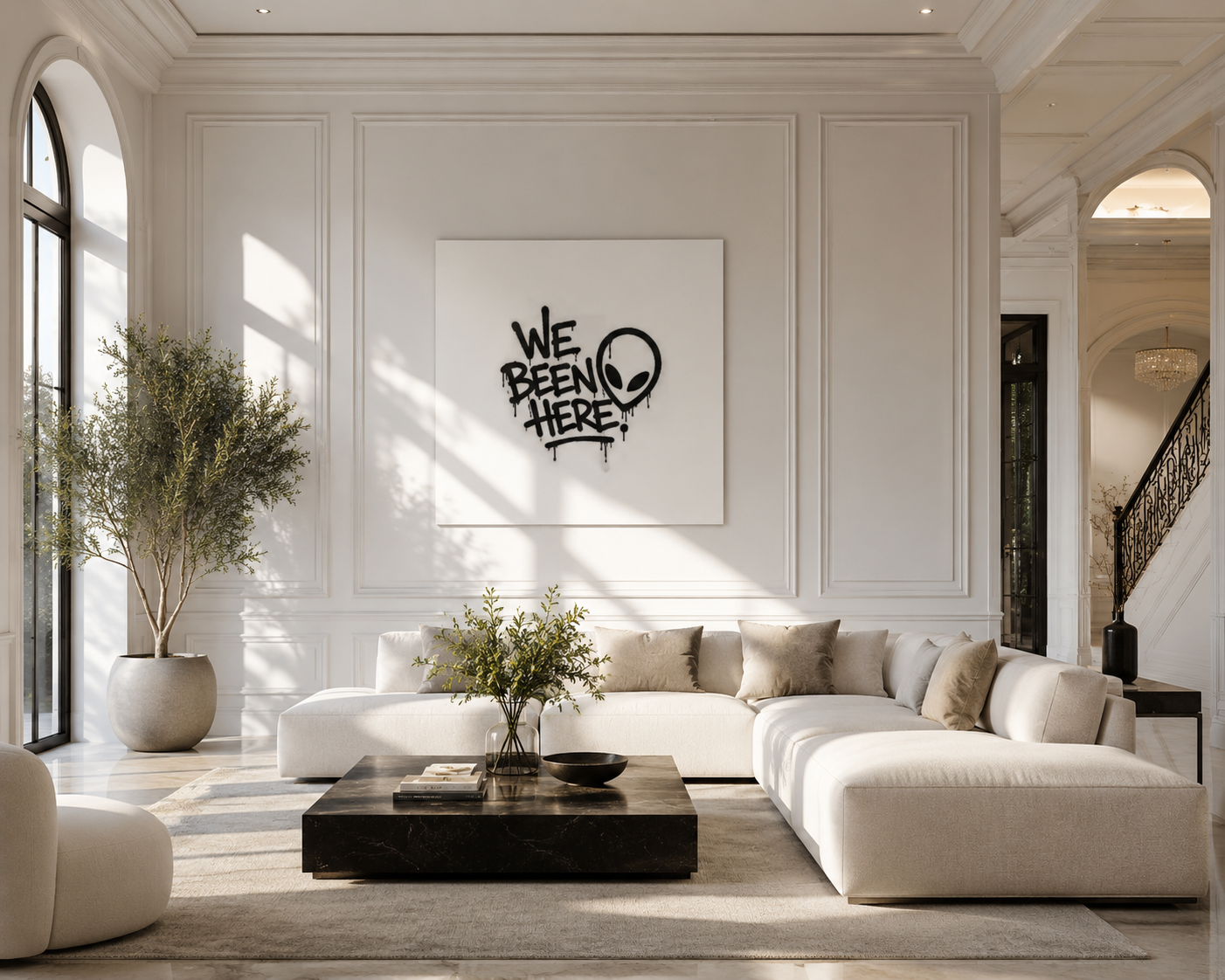 "We Been Here" - Canvas Statement
