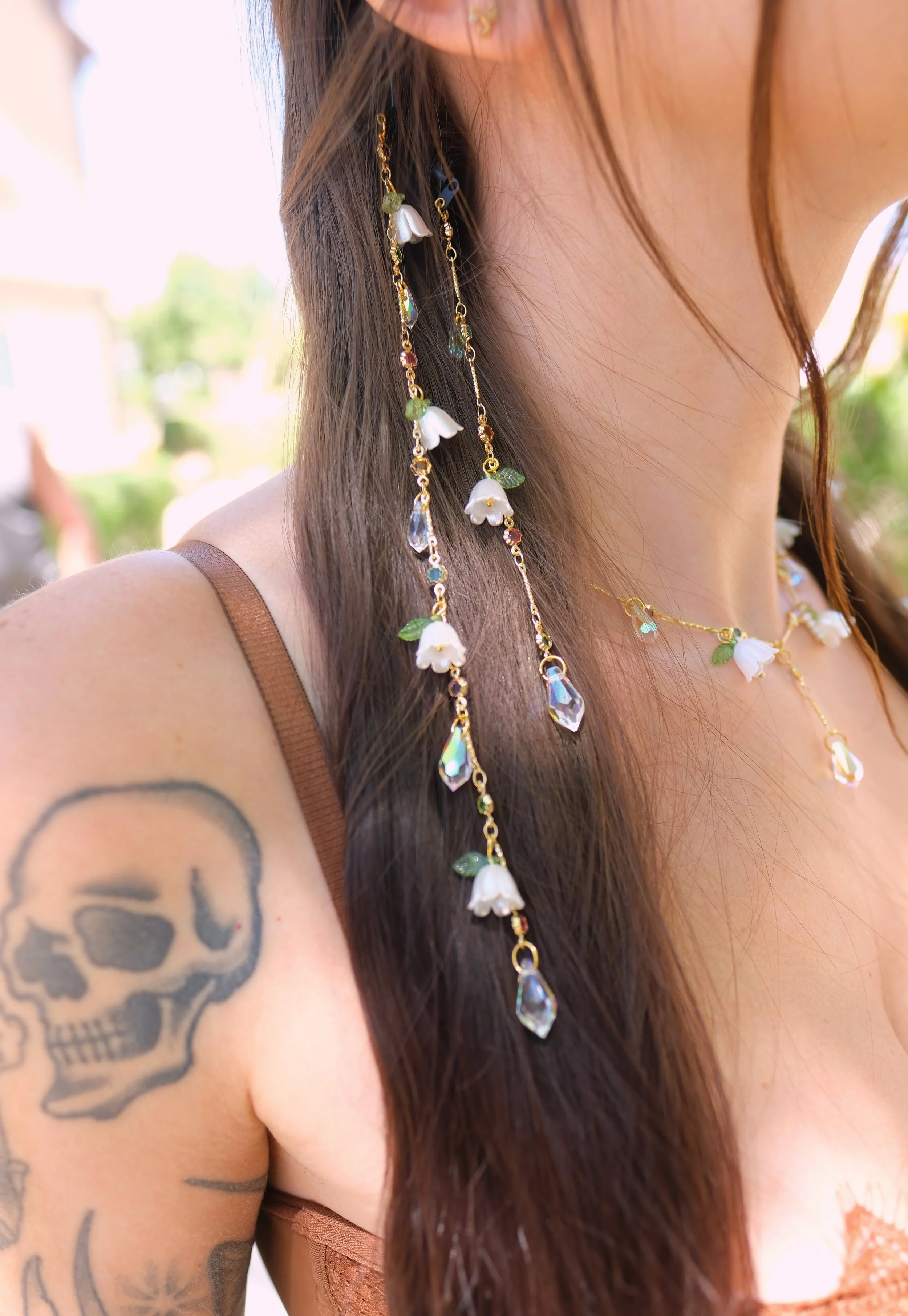 The Everbloom Hair Charms (Set of 4 - White)