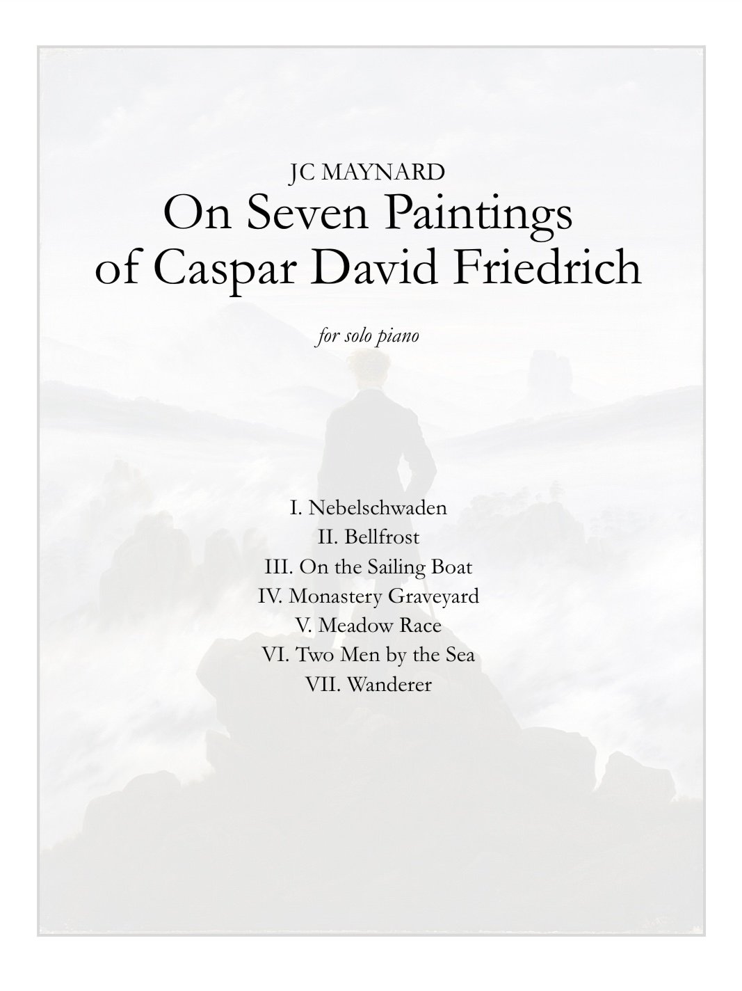 On Seven Paintings of Caspar David Friedrich Score Thumbnail Cover.jpg