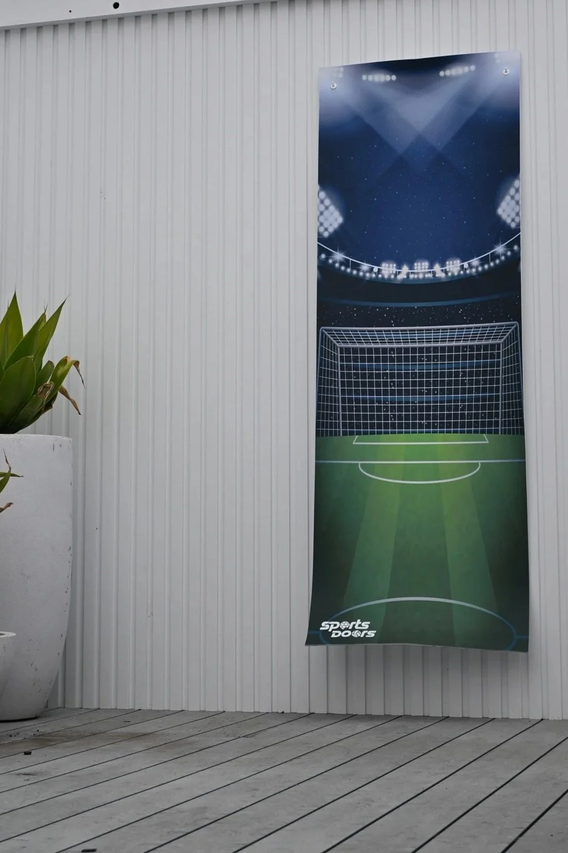 Soccer door hanger room decoration sports theme