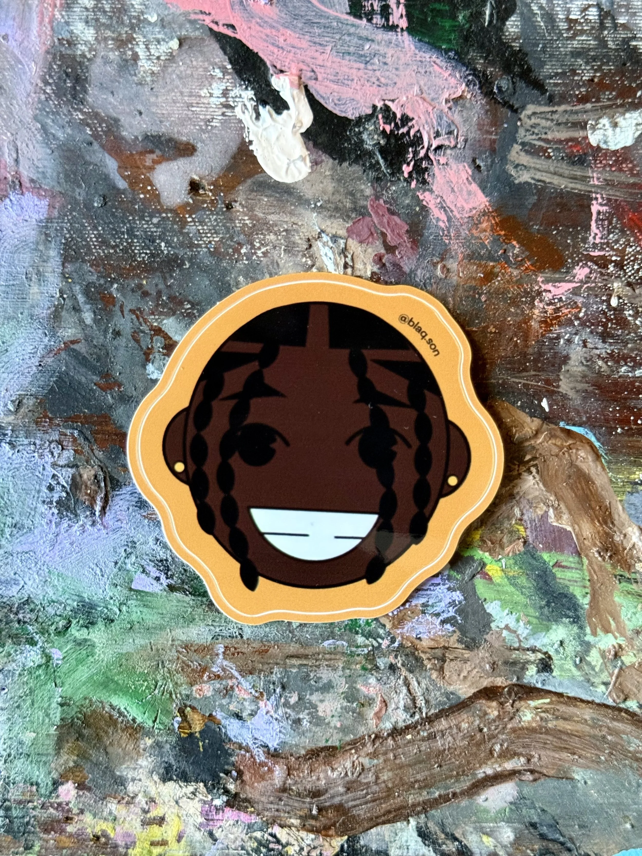 Double strand twist sticker