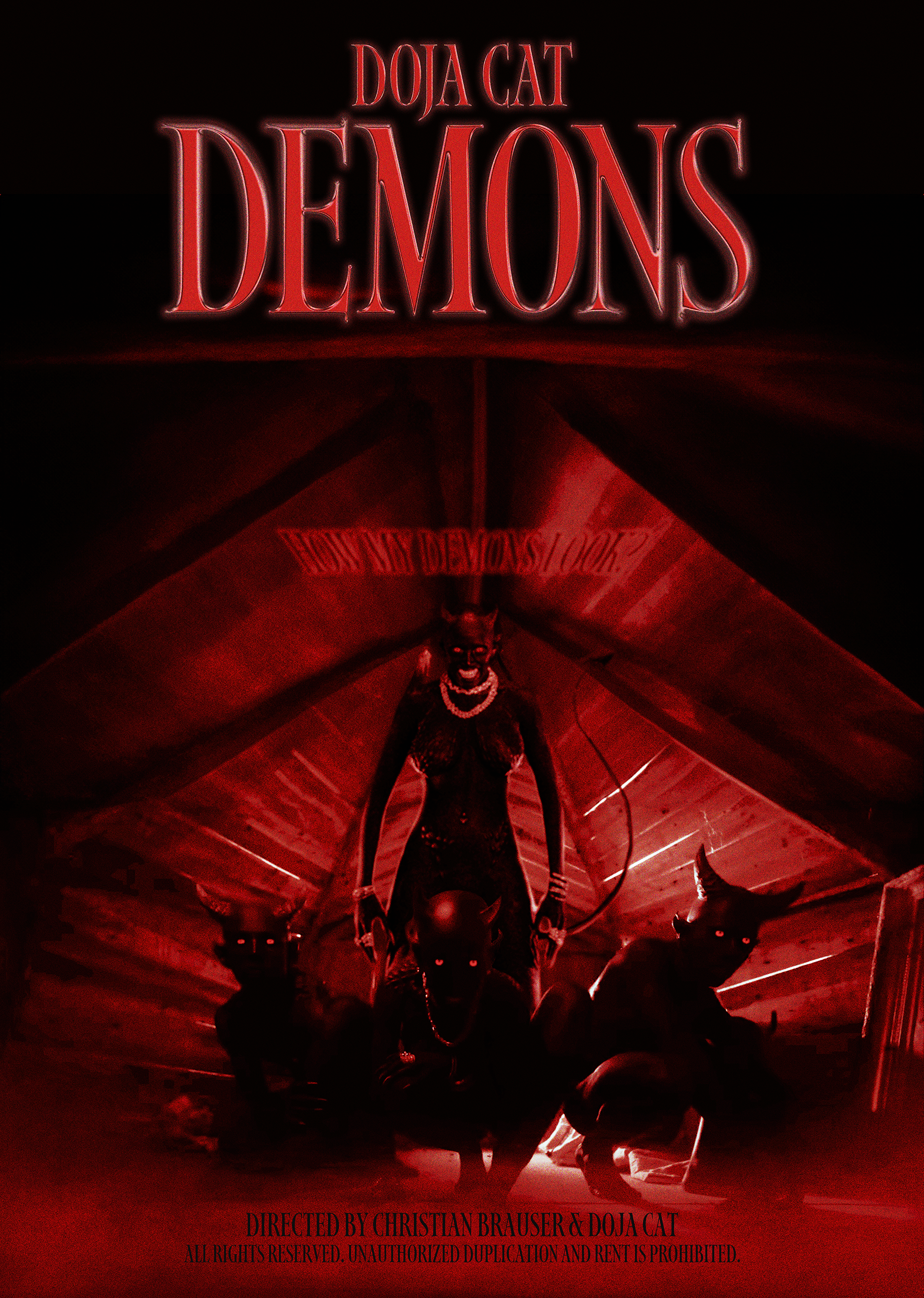 Doja Cat — Demons MV Poster (Fanmade, 2024)
