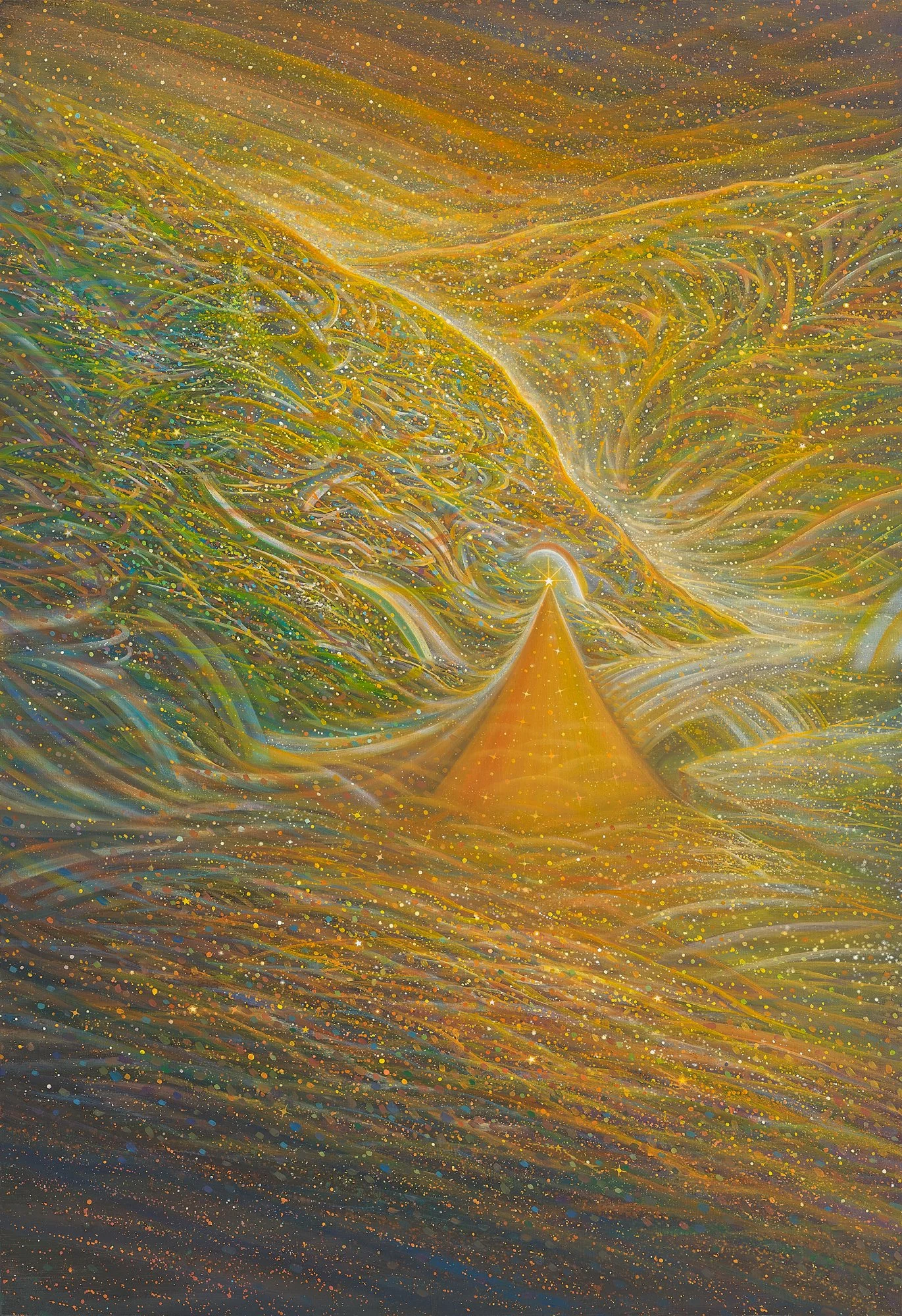 8 조상은, 기나긴 삶은 빛이 되어-삶의 길, 찬란한 내면의 여정 no.01, 2023, Oil on canvas, 130.4×89.5cm (60호 900만원).jpg