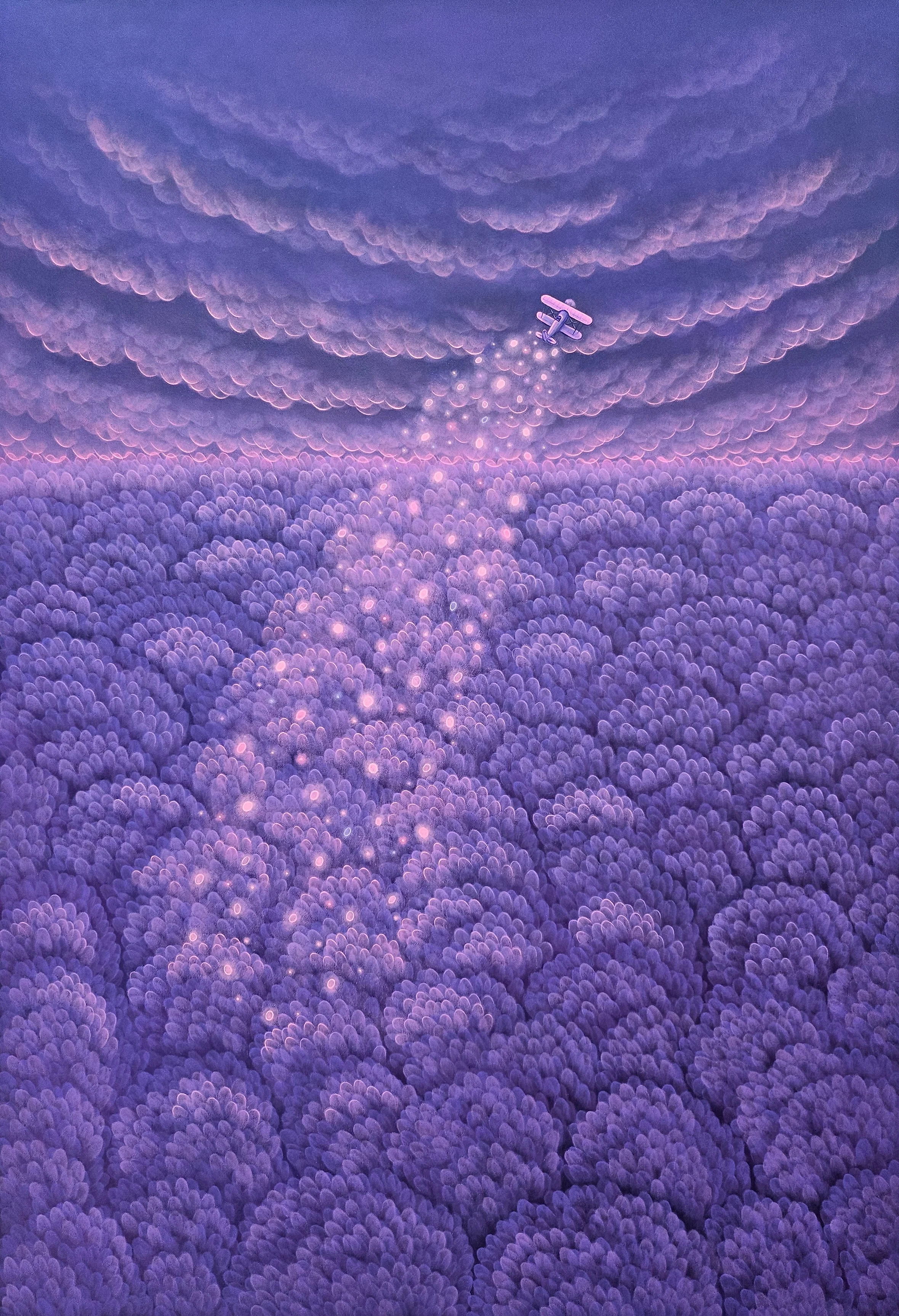 화려한폭발- 보랏빛통로 Brilliant Violence-Violet passage oil on canvas 116.9 x  80.3cm 2026.jpg