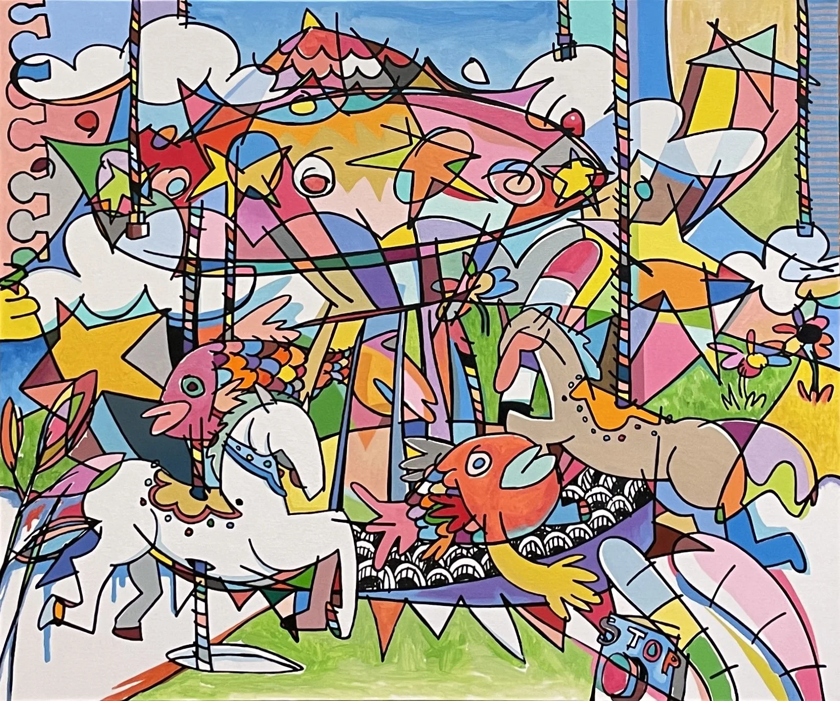Merry-Go-Round_72.7x60.6cm_Oil on Canvas_2023.jpeg