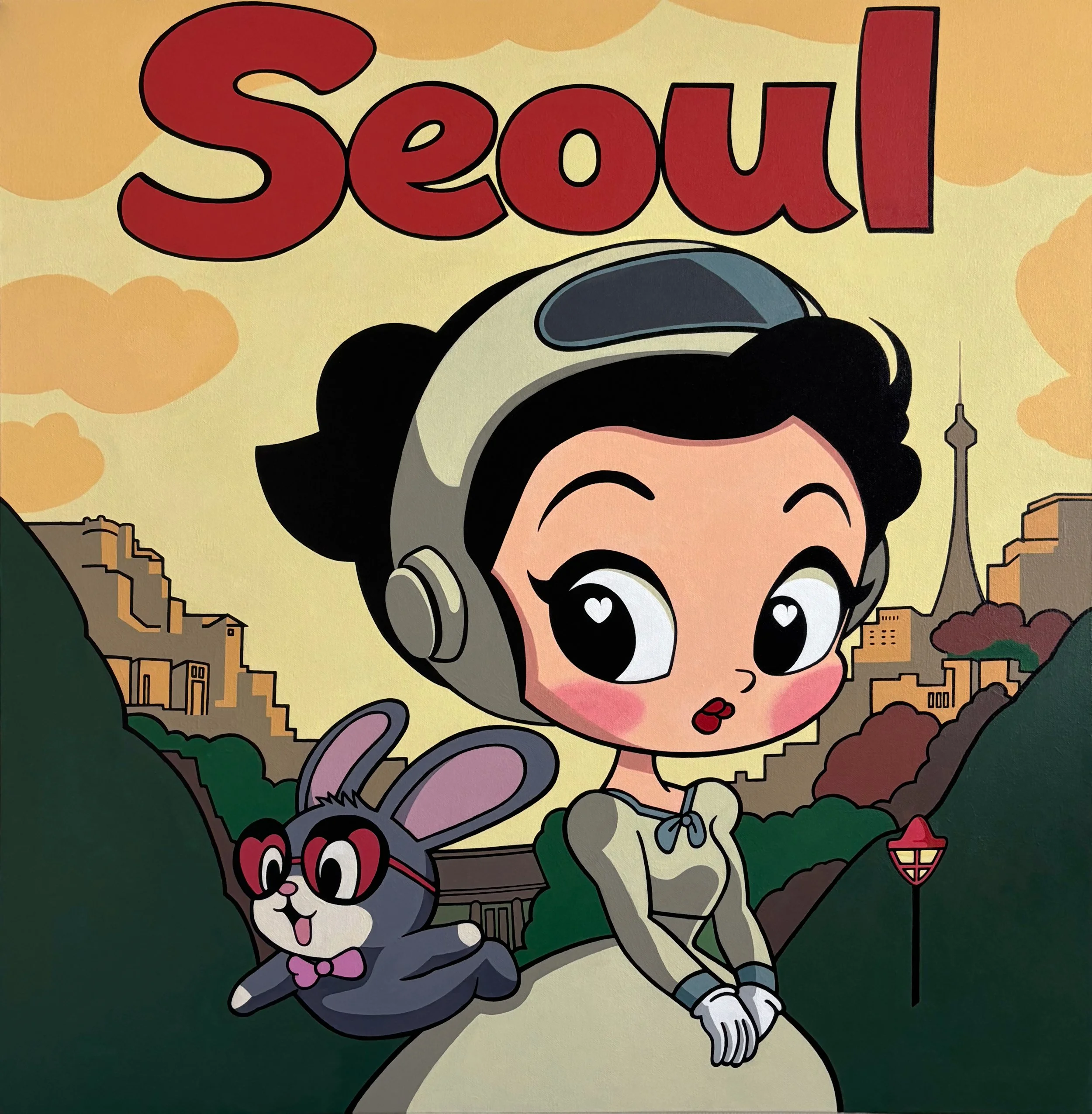 Hello Seoul_80.3_80.3cm_Acrylic on canvas_2025.jpg