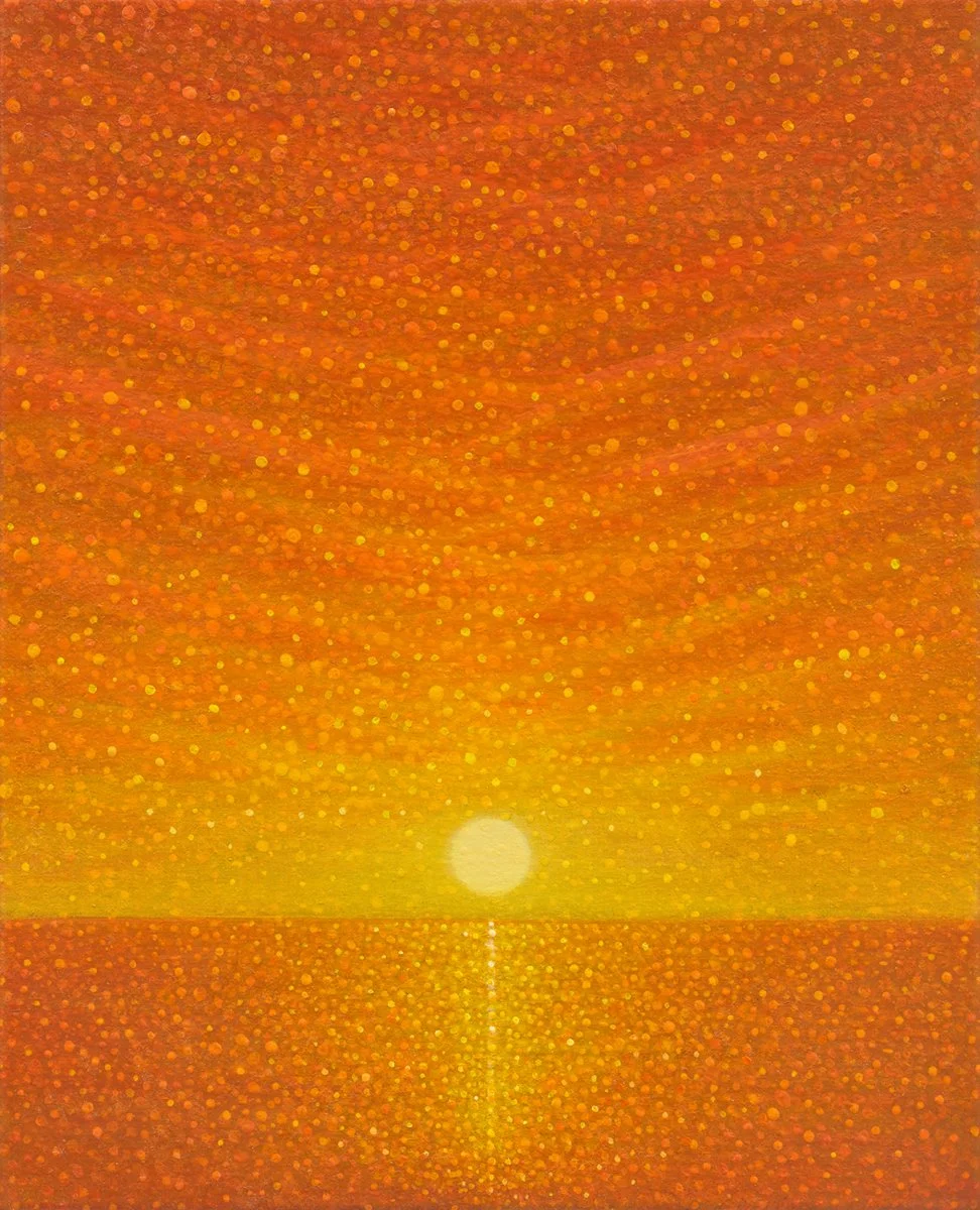 5 조상은, 기나긴 삶은 빛이 되어-생명의 탄생, 성장, 영원의 세계 no.58, 27.3×21.9cm, Oil on canvas, 2024 (60만원).jpg