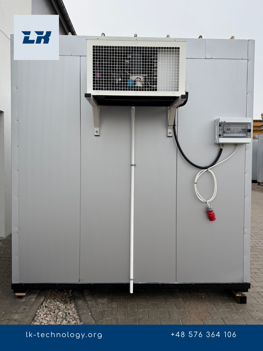 Komora chłodnicza, chłodnia, kontener chłodniczy 3,6 x 2,4 x 2,5 m