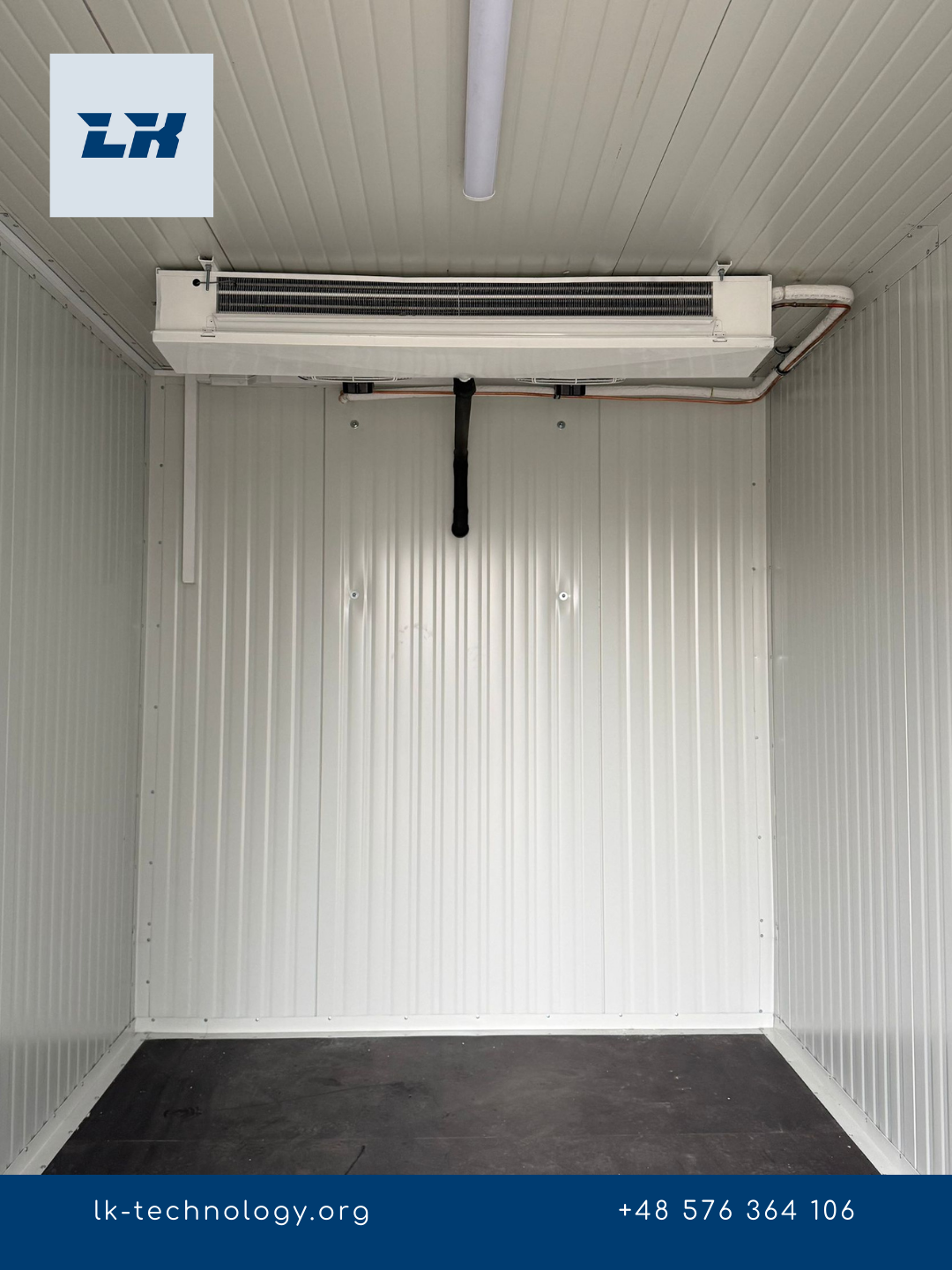 Komora chłodnicza, chłodnia, kontener chłodniczy 3,6 x 2,4 x 2,5 m