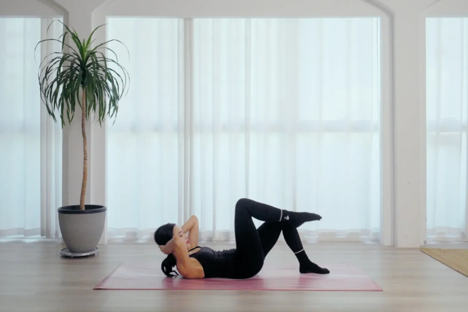 Day 1 of 7 Days to Better Posture: deep core activation, online Pilates with Angela