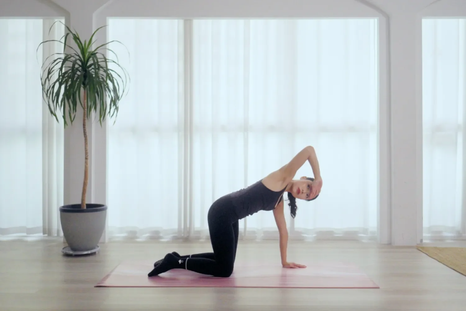 Day 4 of 7 Days to Better Posture: spine health and ribcage alignment, online Pilates with Angela