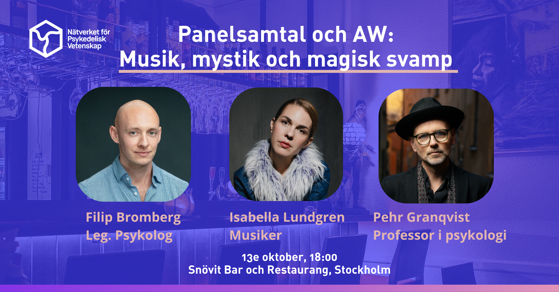 Panelsamtal och AW - Musik, mystik och magisk svamp