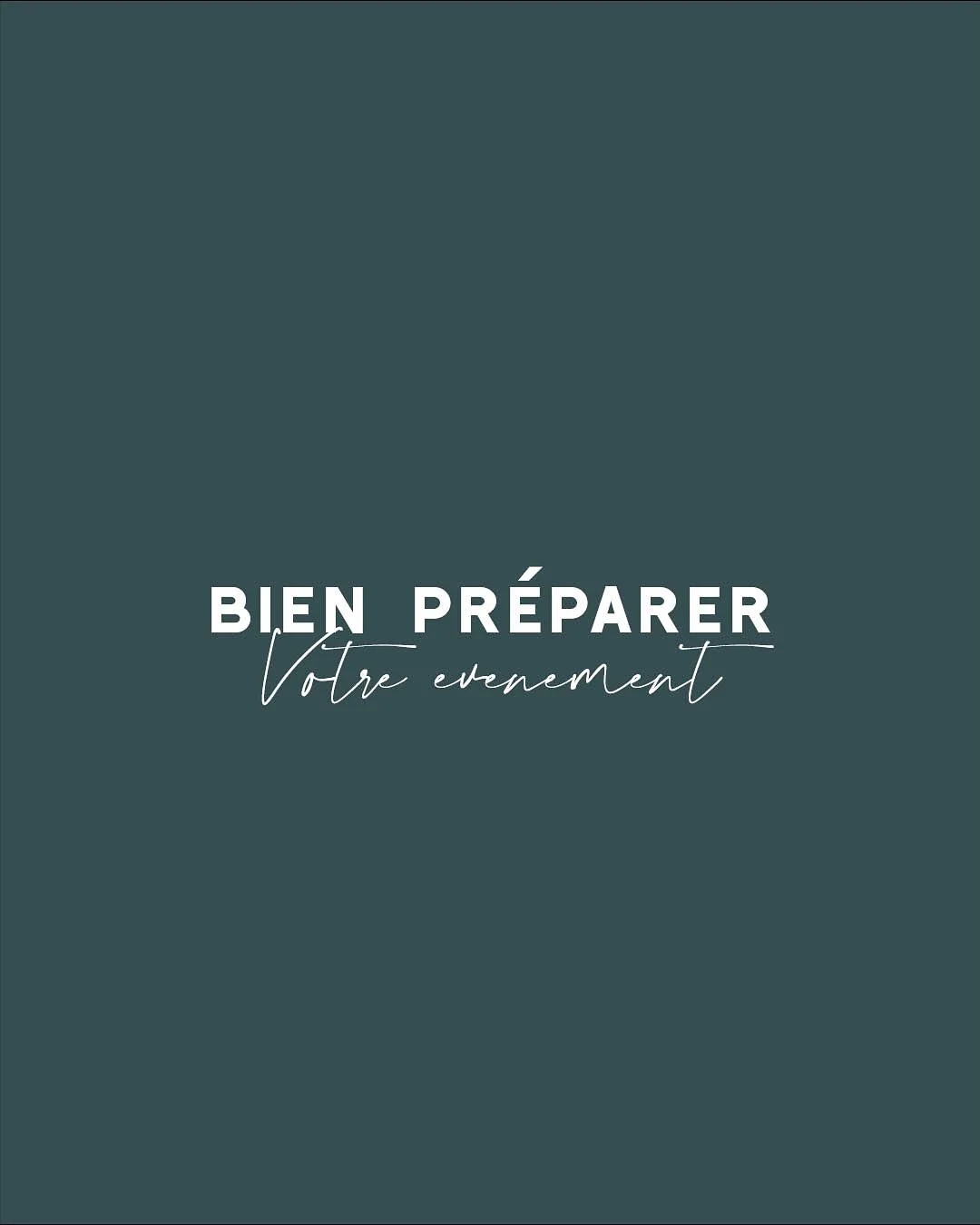 Organiser un &eacute;v&eacute;nement, c&rsquo;est 80 % de stress pour 20 % de f&ecirc;te&hellip; 😰
Sauf si on anticipe !

Mariage, soir&eacute;e pro, anniversaire&hellip; peu importe la taille, la r&eacute;ussite repose toujours sur la m&ecirc;me ch