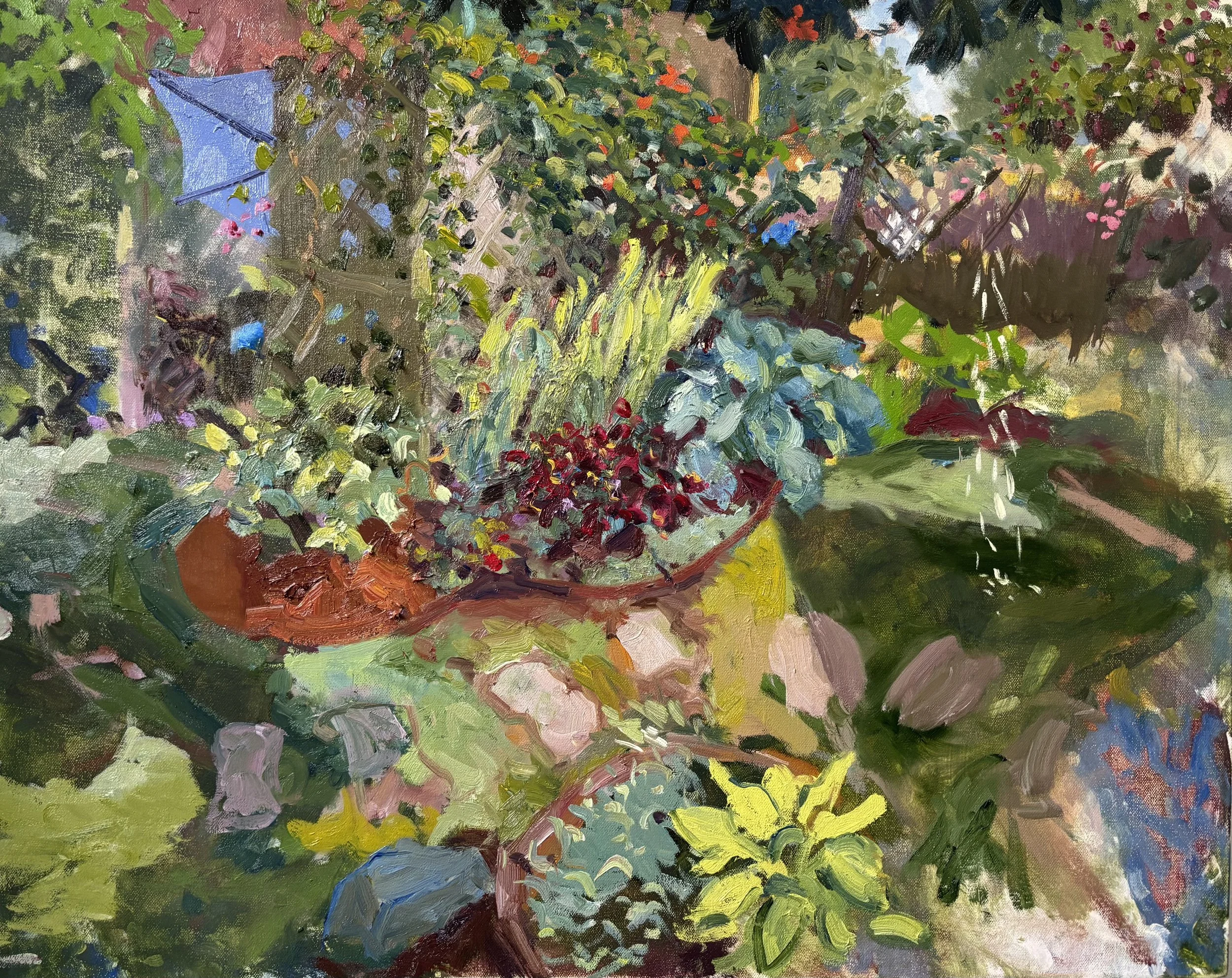 Magnolia Showers
2025
oil on canvas
24" x 30"