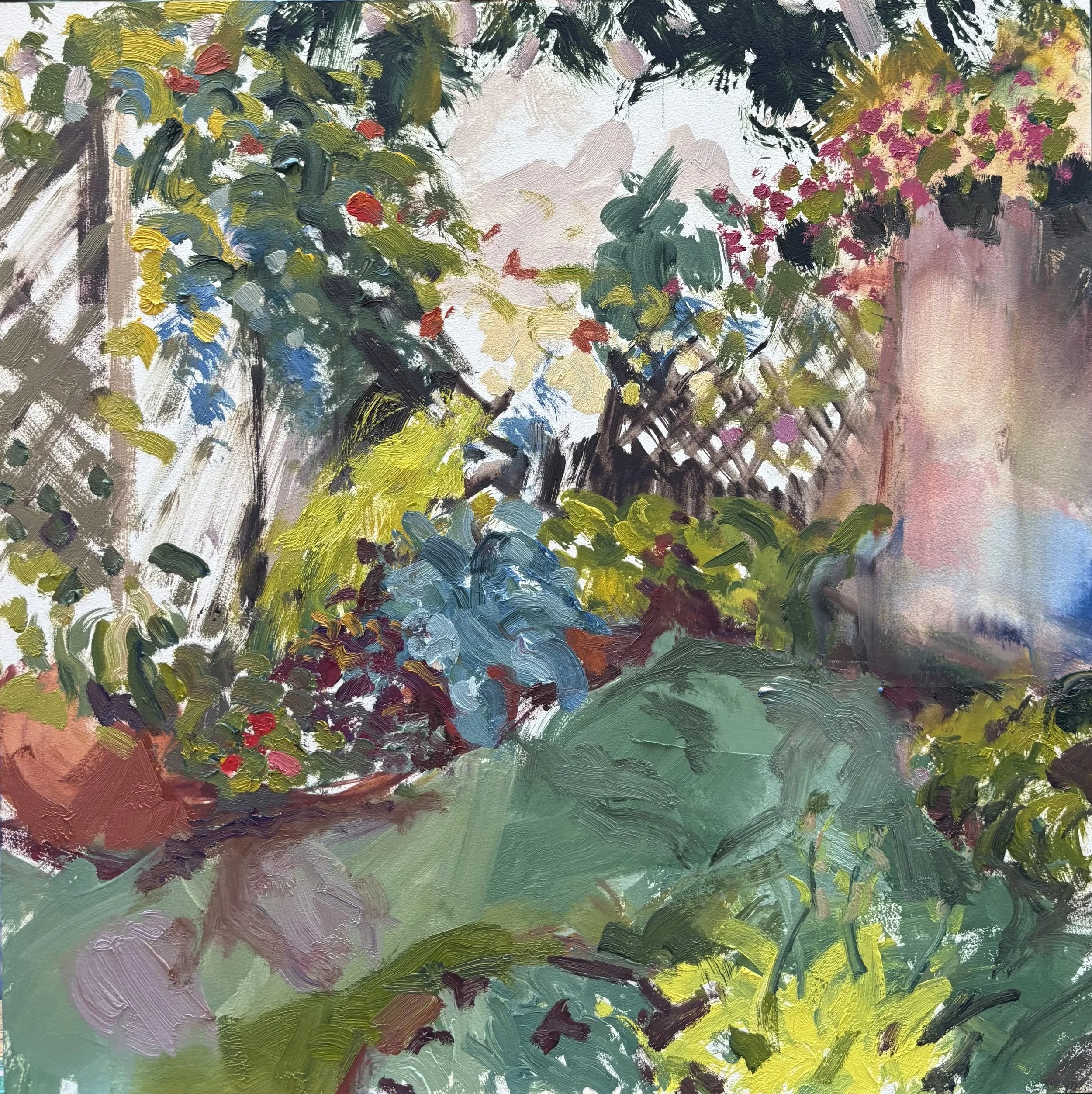 I Thought I Saw You Out There
2025
oil on panel
12" x 12"