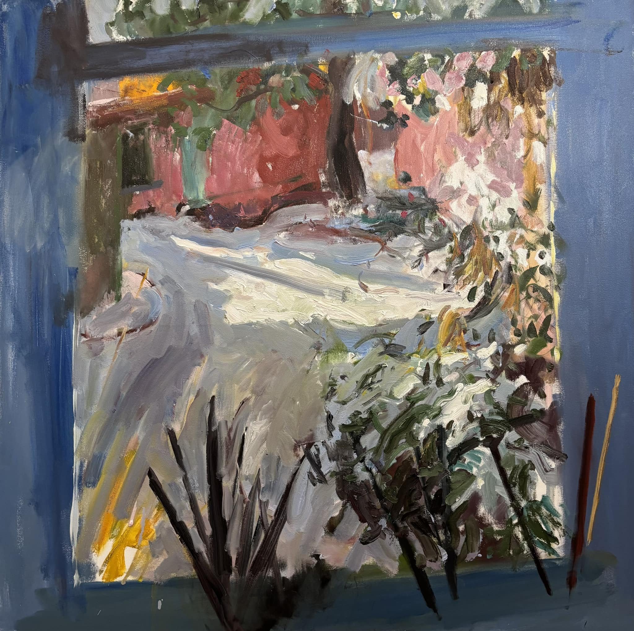 Bit Of Snow
2025
oil on canvas
48" x 48"