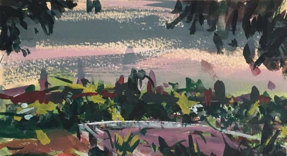 Trees And Pink