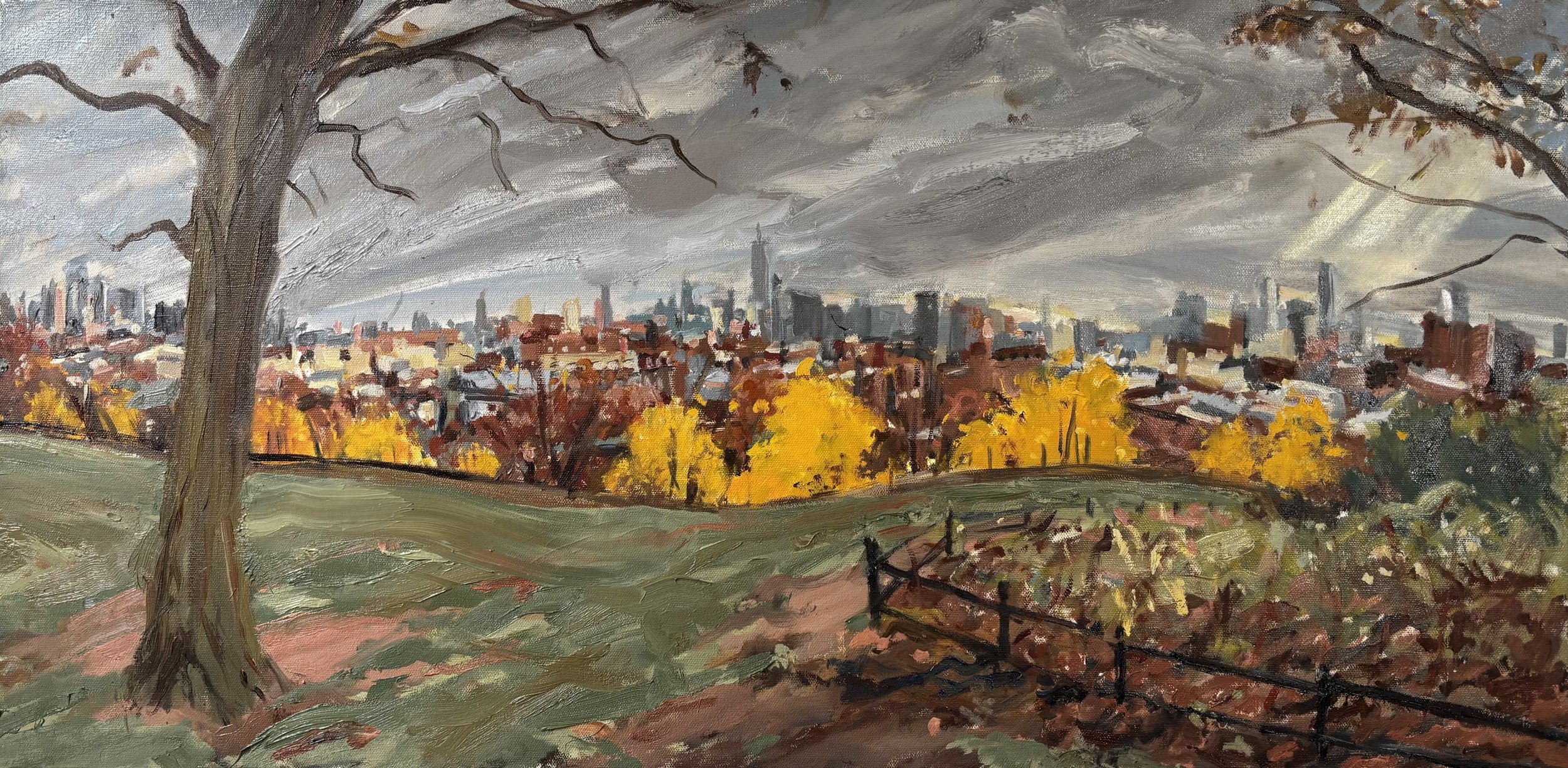 Freedom  
2025 
oil on canvas 
18" x 36"