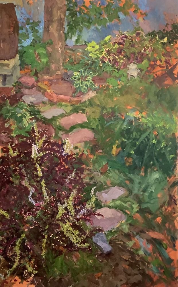 Rain Barrel
2022
oil on canvas
48" x 30"