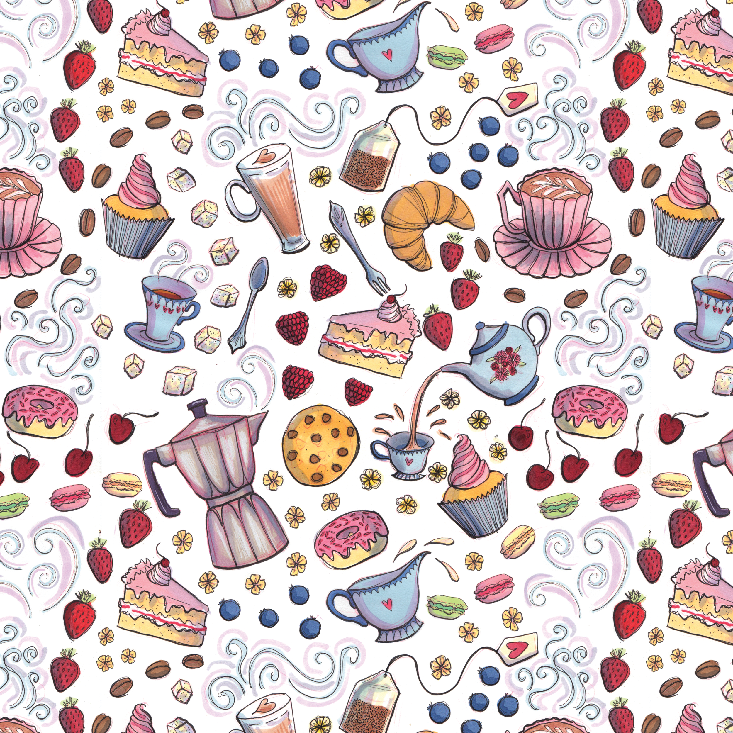 Patisserie pattern