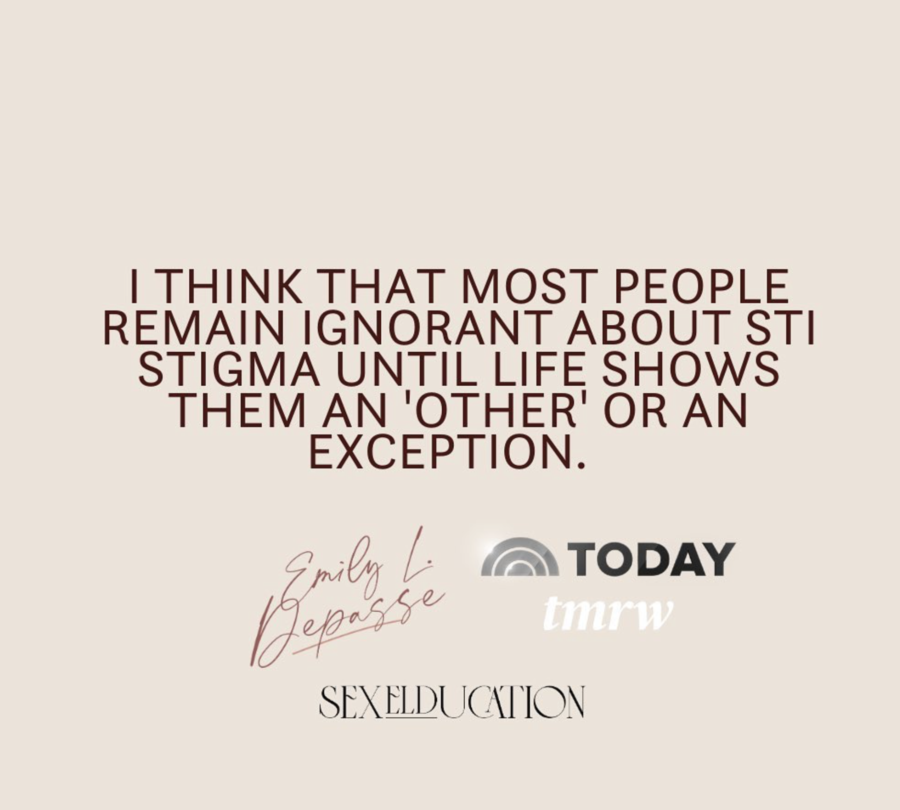 Exciting News: Featured on @todayshow's New Vertical on STI Stigma!