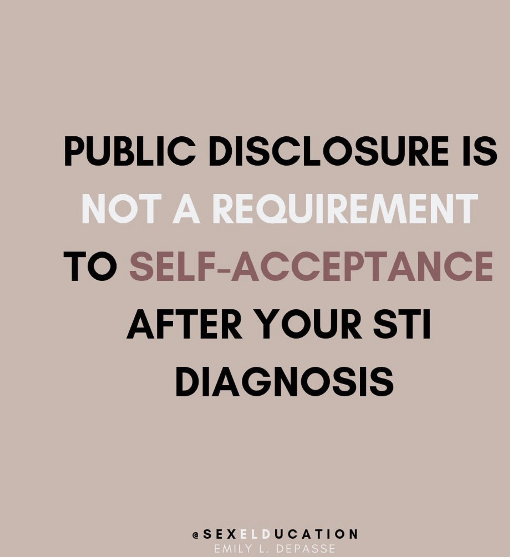 You Don't Have to Share Your STI Status on the Internet to Heal 