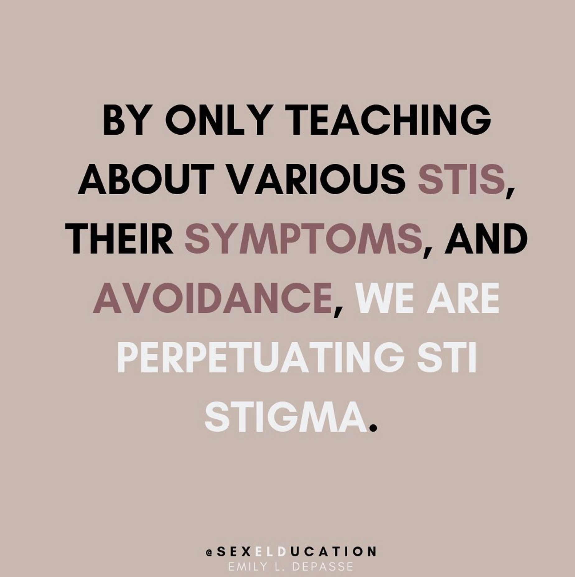 Most Sex Ed Classrooms Perpetuate Stigma 