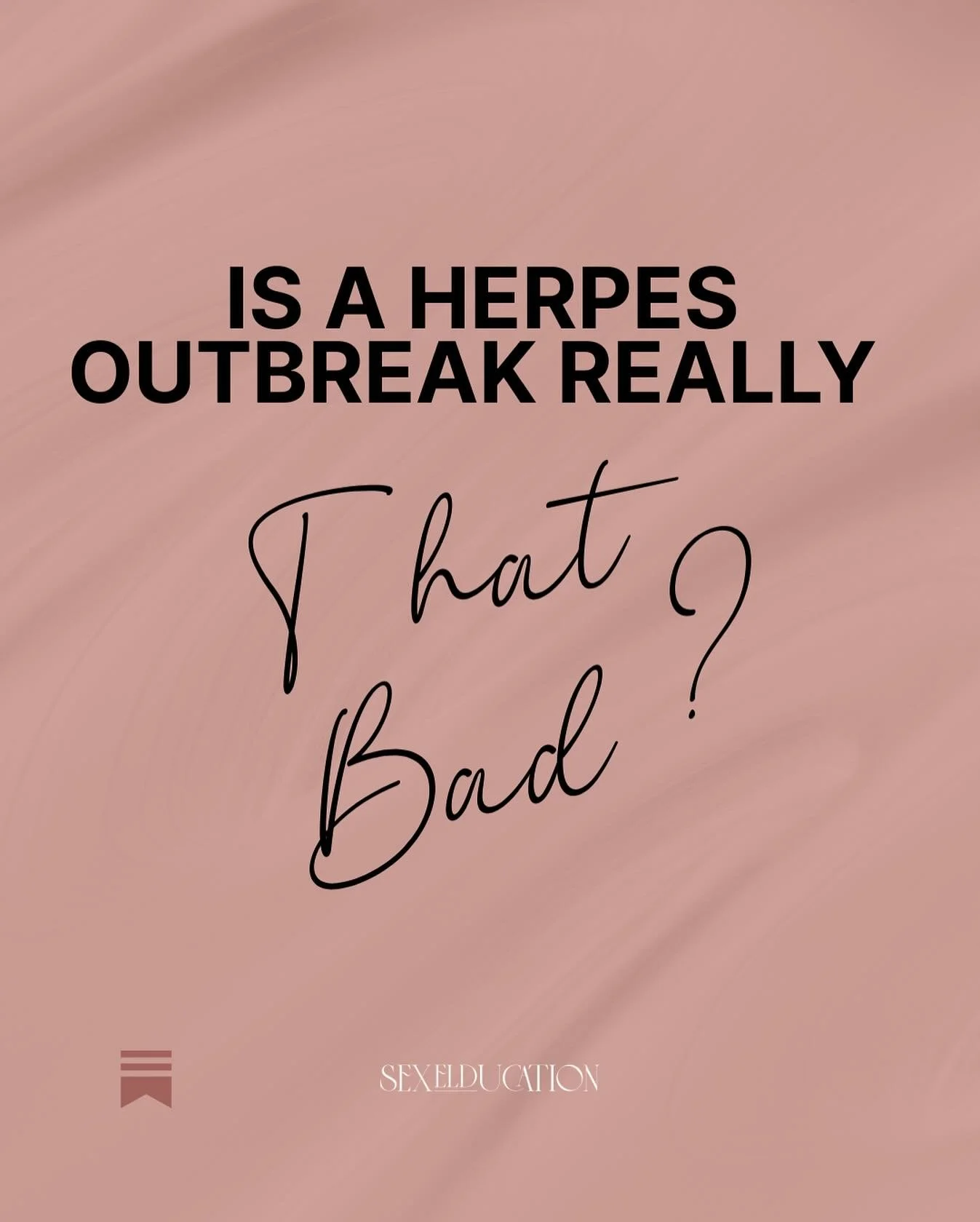 Is a herpes outbreak really *that* bad? 

Whenever anyone hears the word &ldquo;herpes&rdquo; they almost immediately begin to separate themselves from it (insert herpes jokes and stigma). 

This week, I wrote about what it&rsquo;s actually like to h