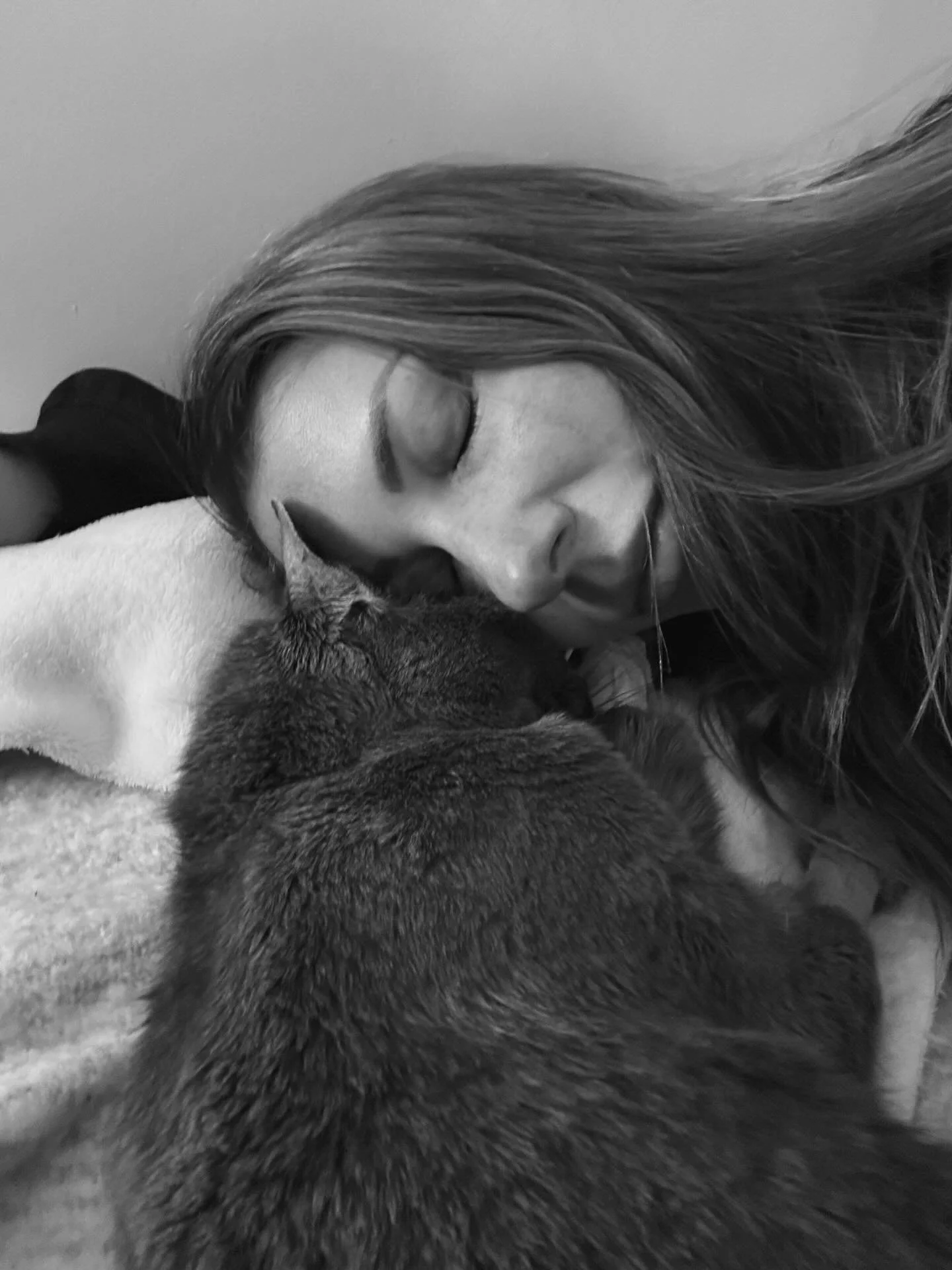 C&eacute;line Clicquot Depasse died peacefully in my lap last night surrounded by all of her favorite things. 

She was the best $100 I ever spent, the best decision I ever made for myself, and the most love I&rsquo;ve ever given to anyone or anythin