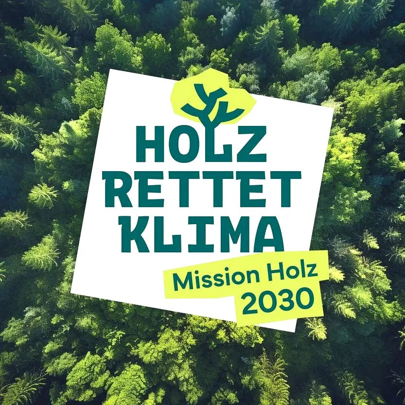 Holz rettet Klima