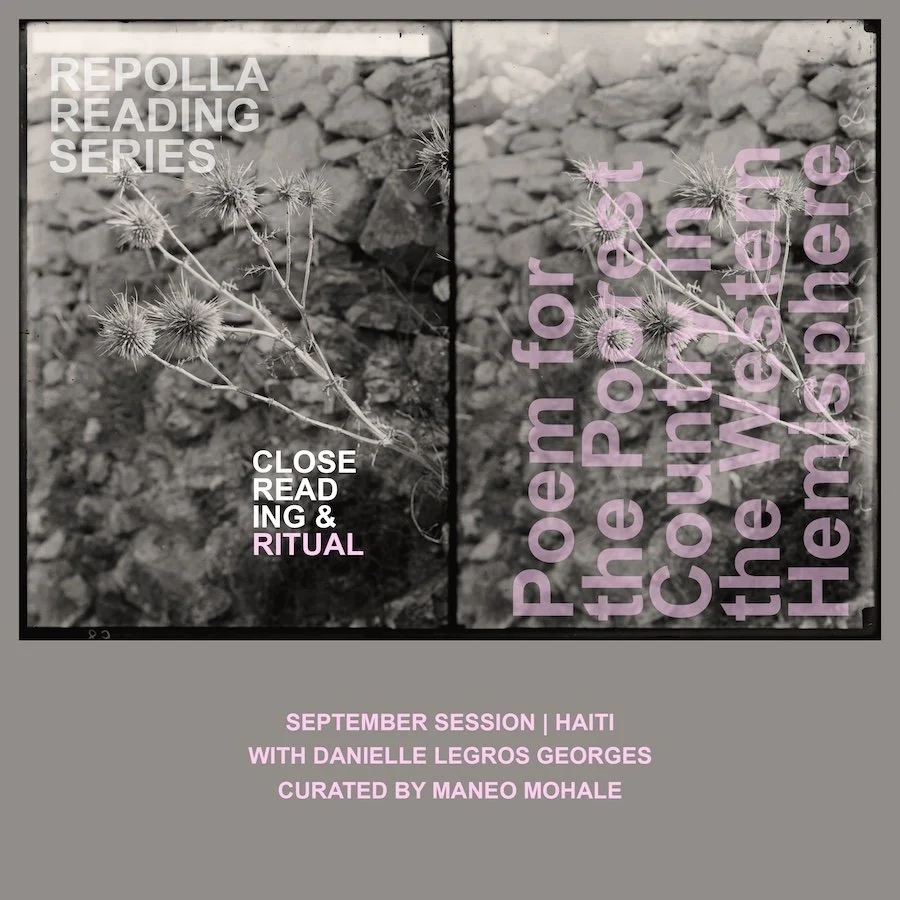 Repolla Reading Series, Session III