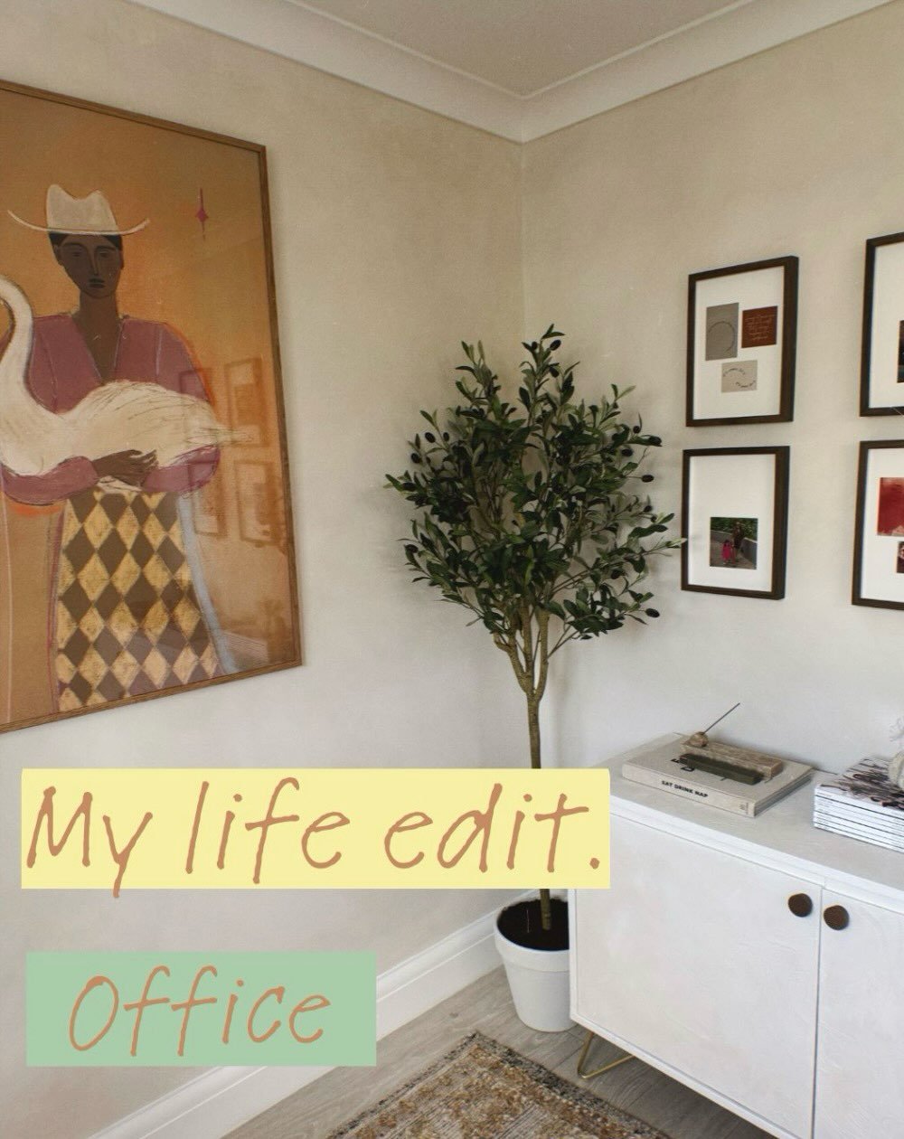 Next on My Life Edit was my office and my life admin. I feel physically lighter after getting these jobs off of my list!

The edited life - Development coach - Finances - Motherhood