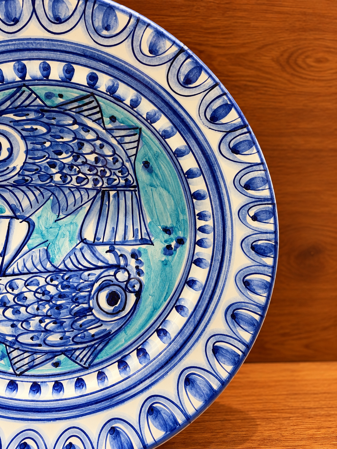 Vintage Porches Portuguese Fish Plate