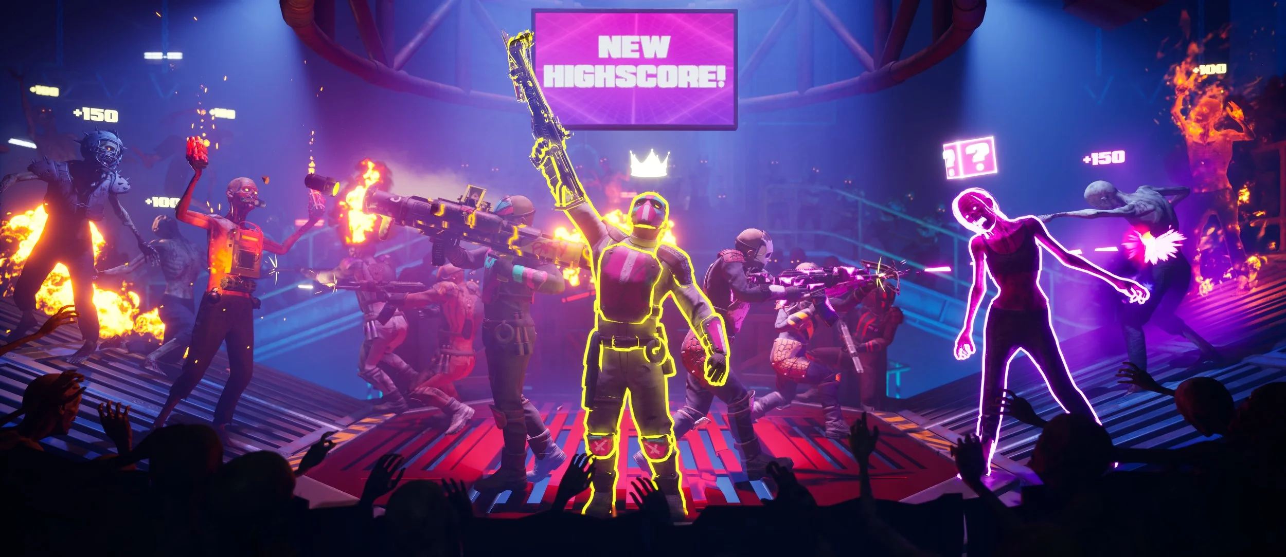                                    Tasked with creating an image that showcased proposed updates for the game Undead Arena