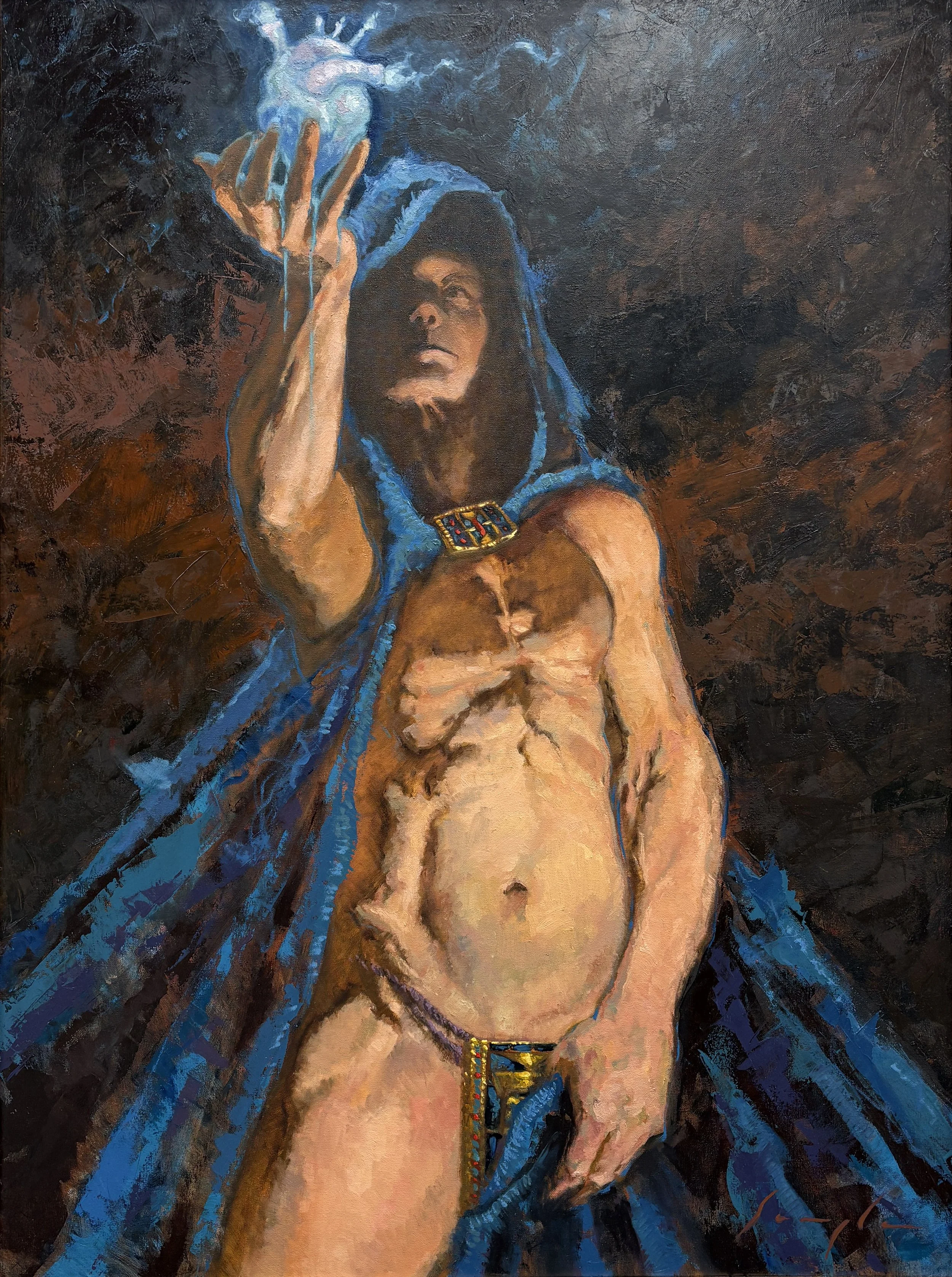 Hear of Osiris, oil on canvas, 30" x 40"