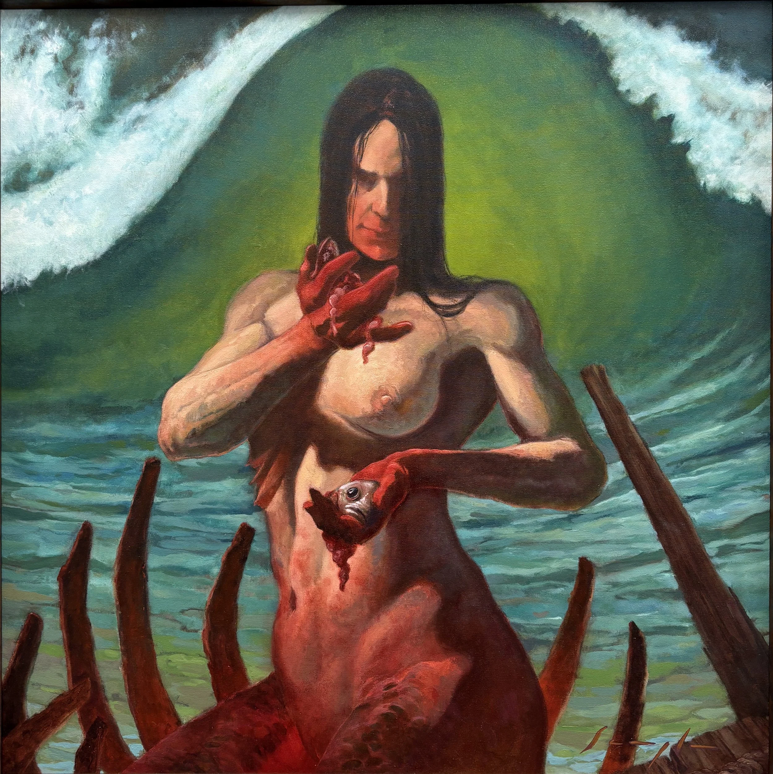 Gifts from the Sea, oil on canvas, 30" x 30"