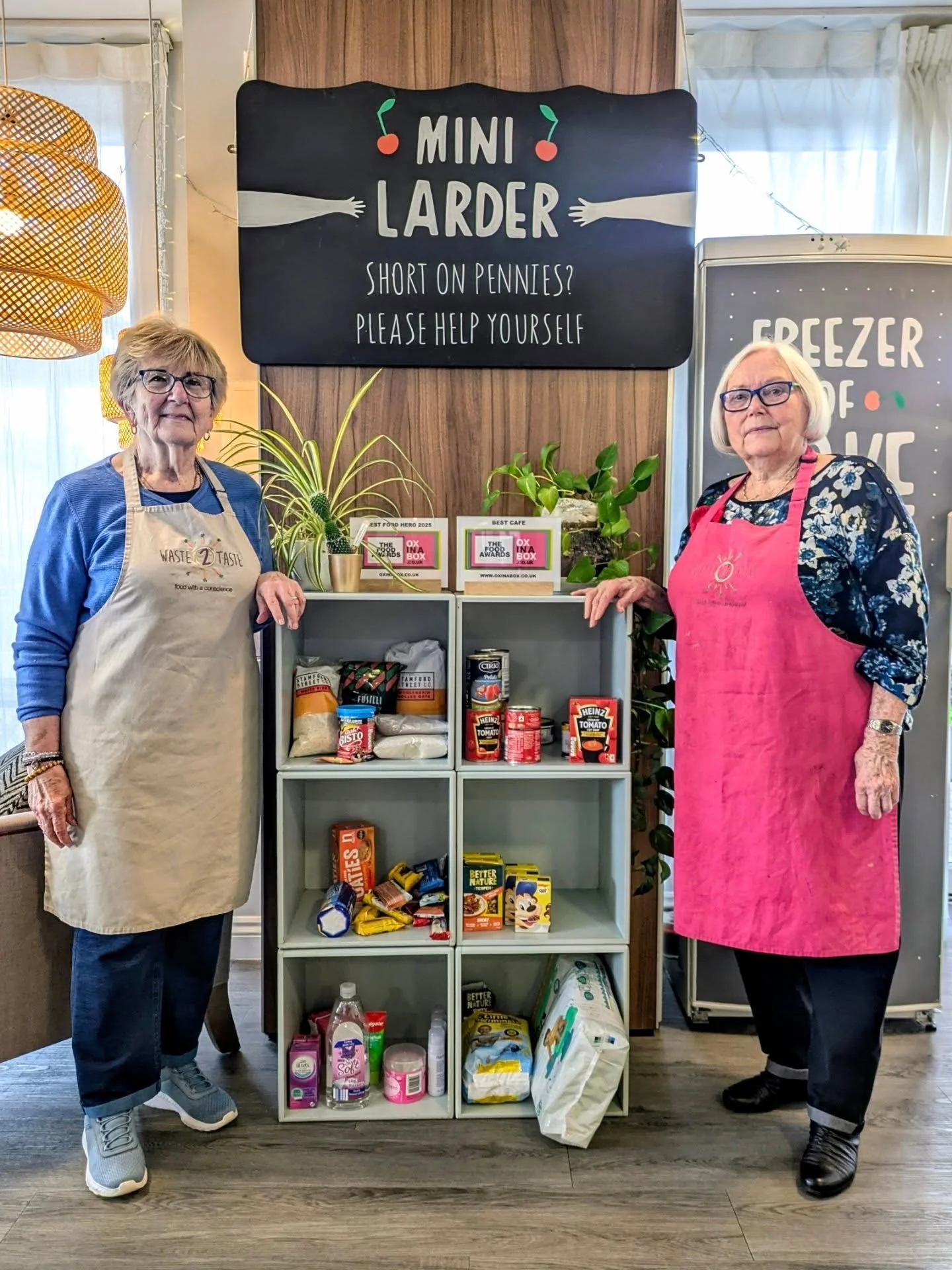 🤍Waste2Taste community people: Jill and Barbara!🤍

These two incredible women started volunteering with us recently, helping us each Monday to cook one of the free meals batches we make every week.

Last Thursday afternoon they also invited Sandra 